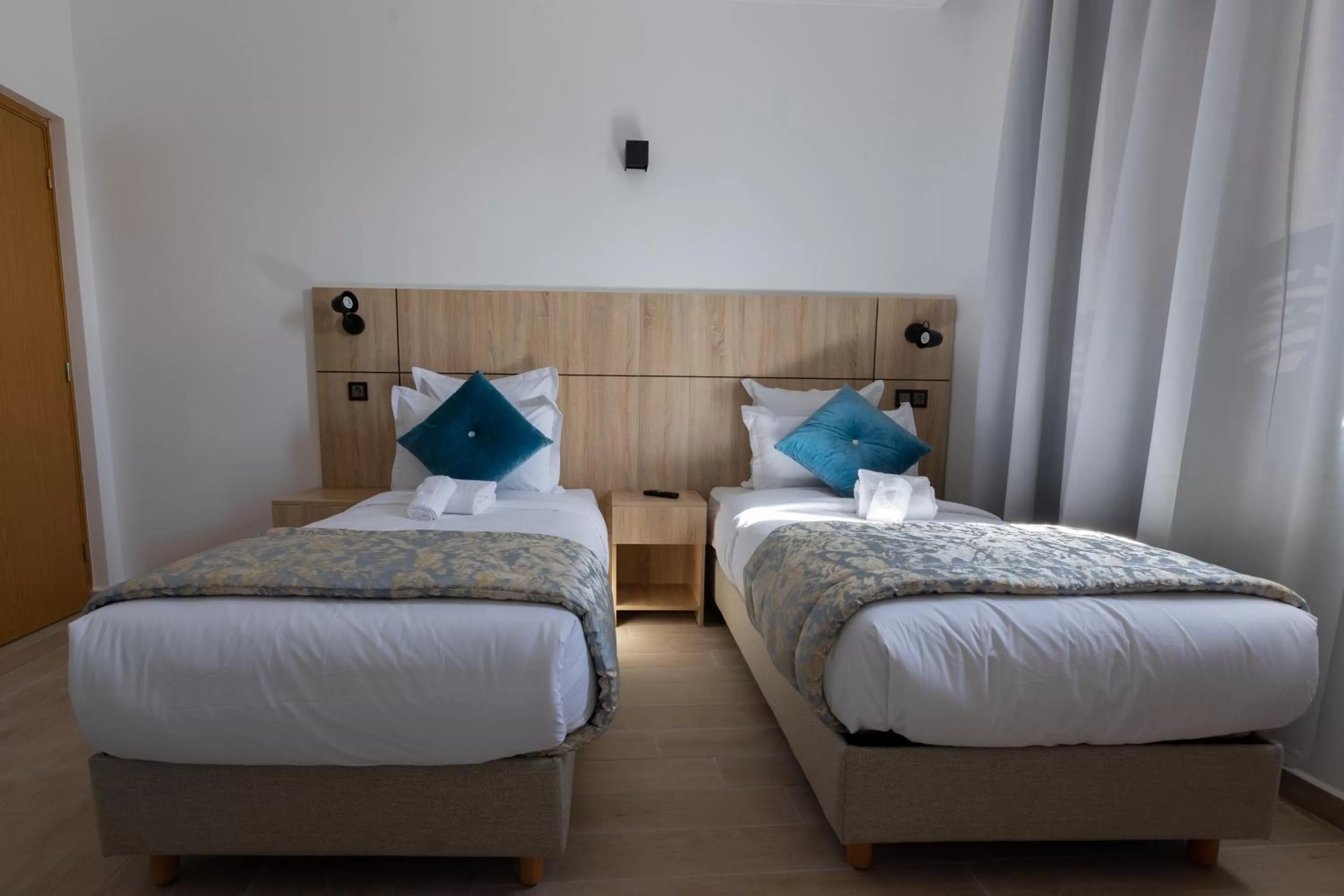 Bed in Karam City Hotel