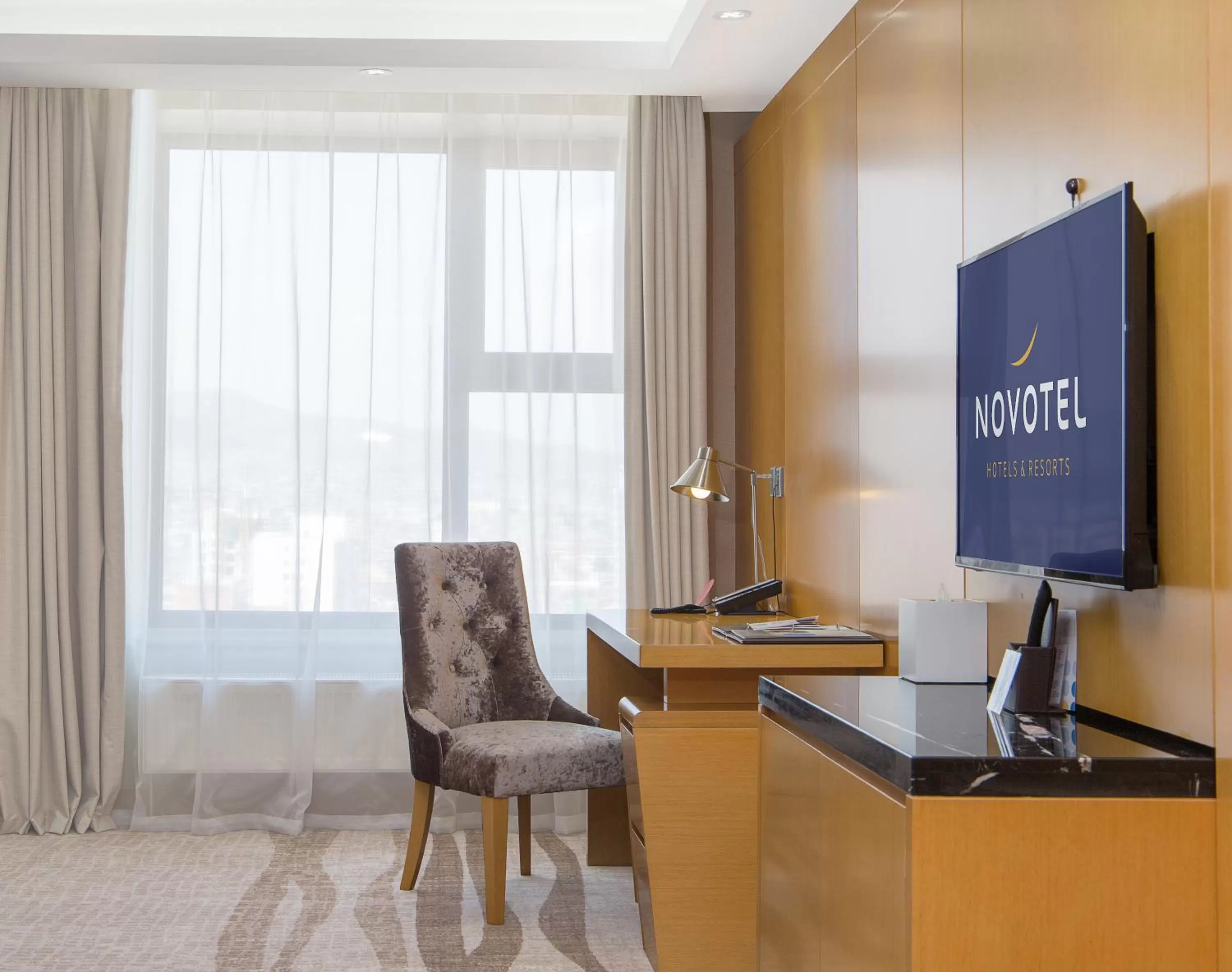 Seating area in Novotel Ulaanbaatar