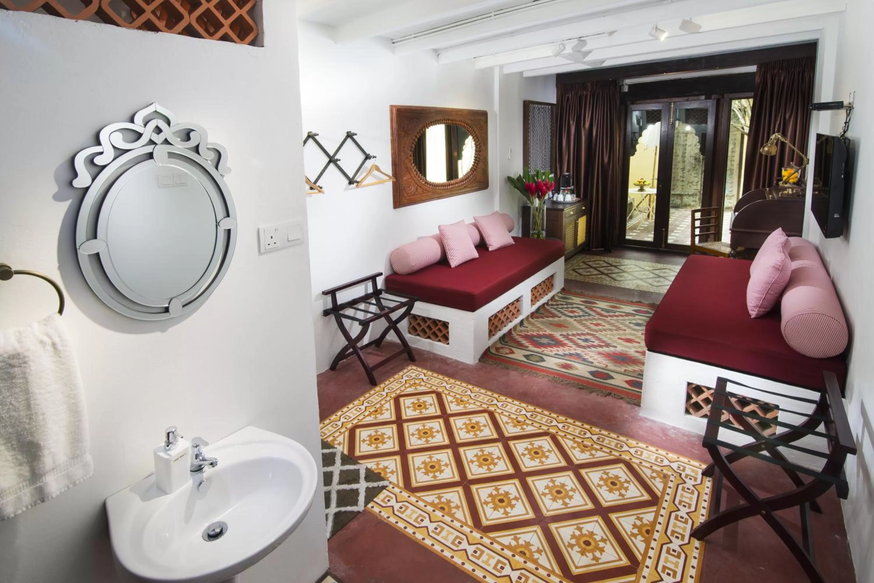 Living room in Jawi Peranakan Mansion