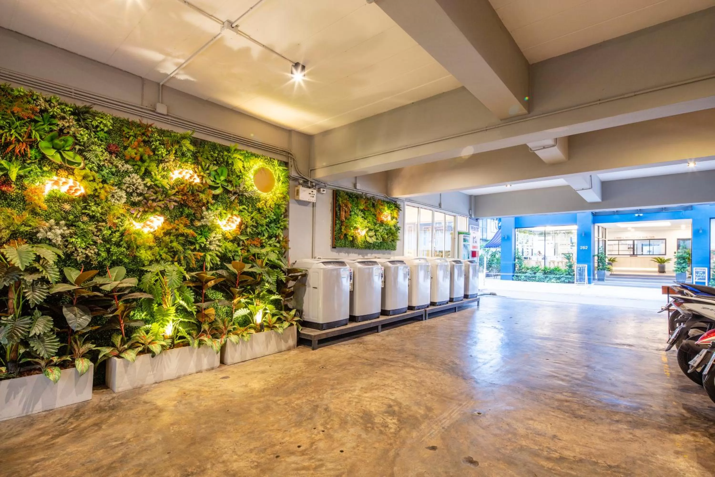 Facade/entrance in Penyos Residence