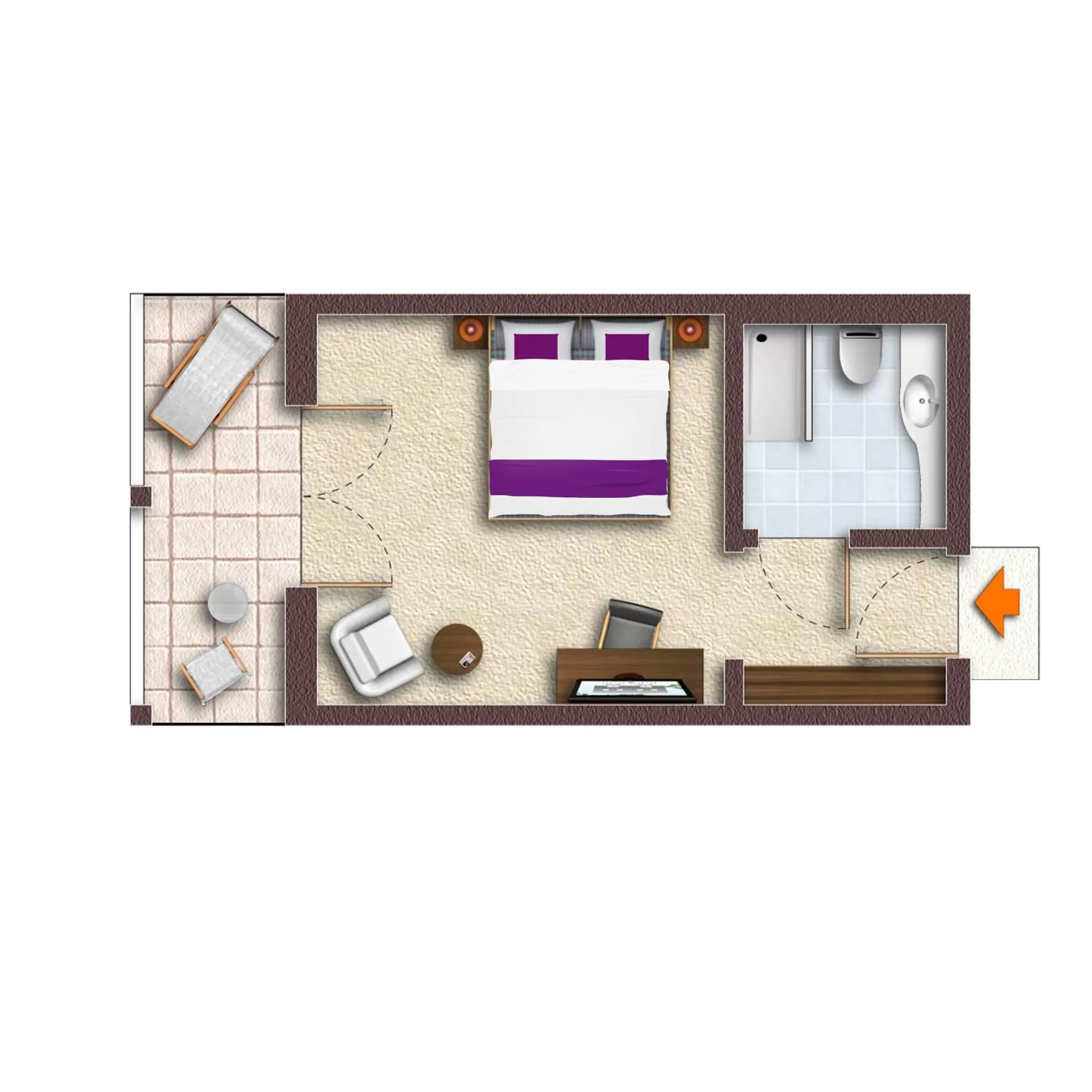 Photo of the whole room in Sapia Hotel Rheinsberg