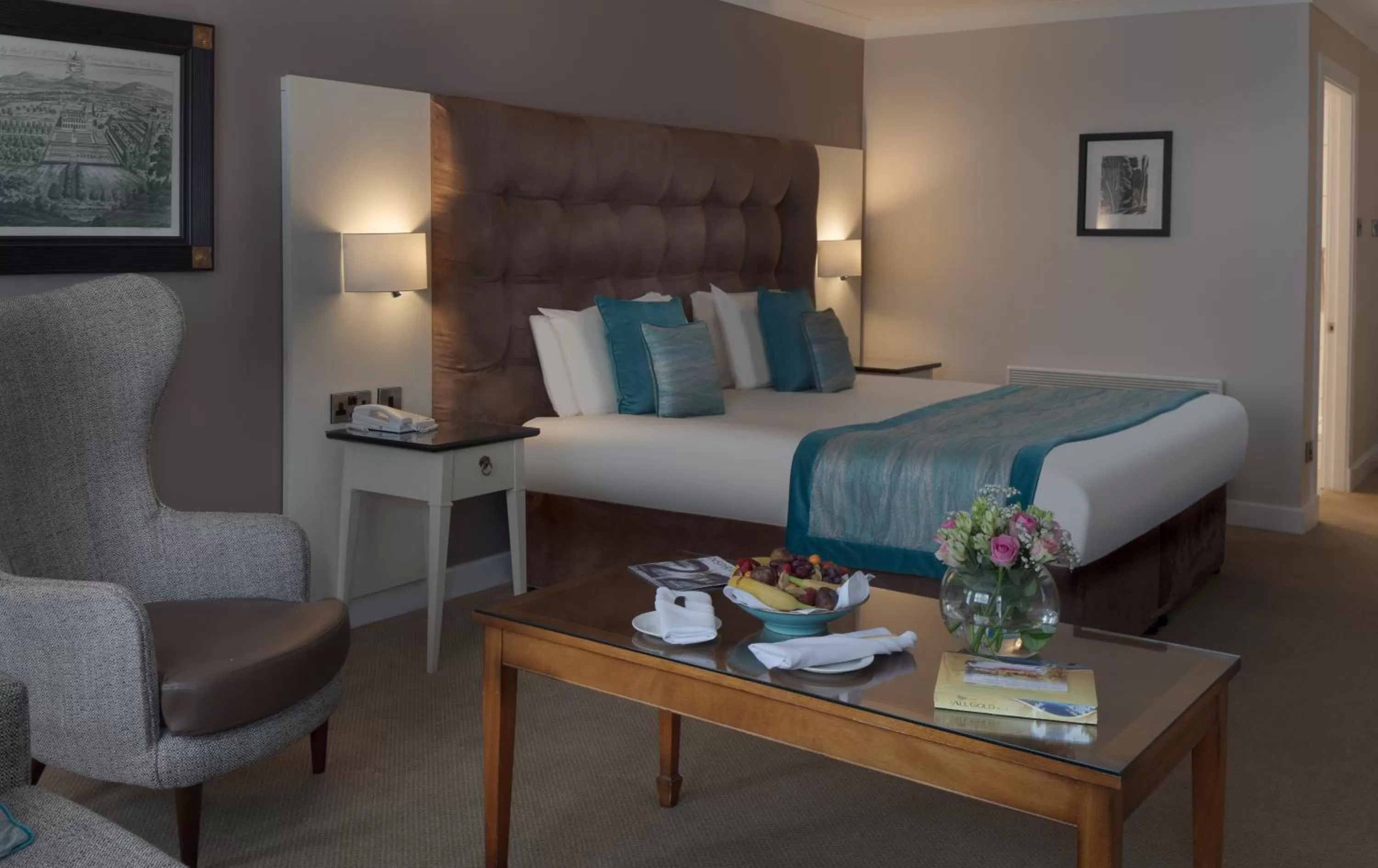 Bedroom, Bed in Albrighton Hall Hotel and Spa, a member of Radisson Individuals