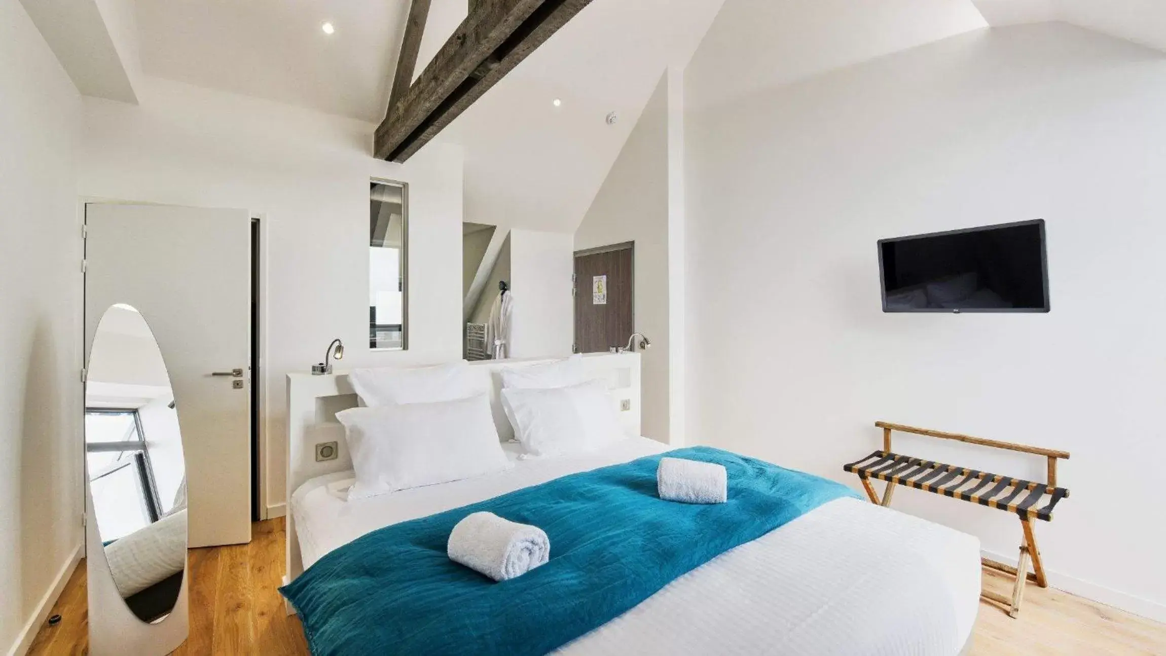 Deluxe Double Room with Balcony and Sea View in Pavillon de la plage Deluxe Double Room with Balcony and Sea View in Pavillon de la plage