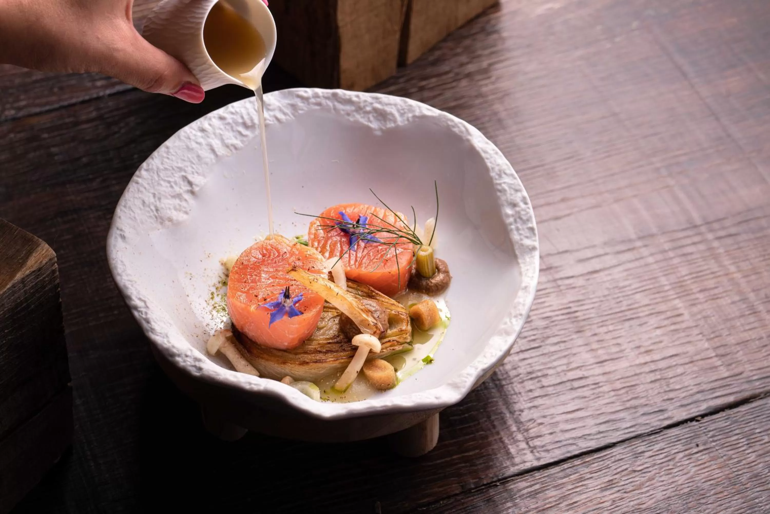 Restaurant/places to eat in La Ferme Saint Simeon Hotel & Spa - Relais & Chateaux