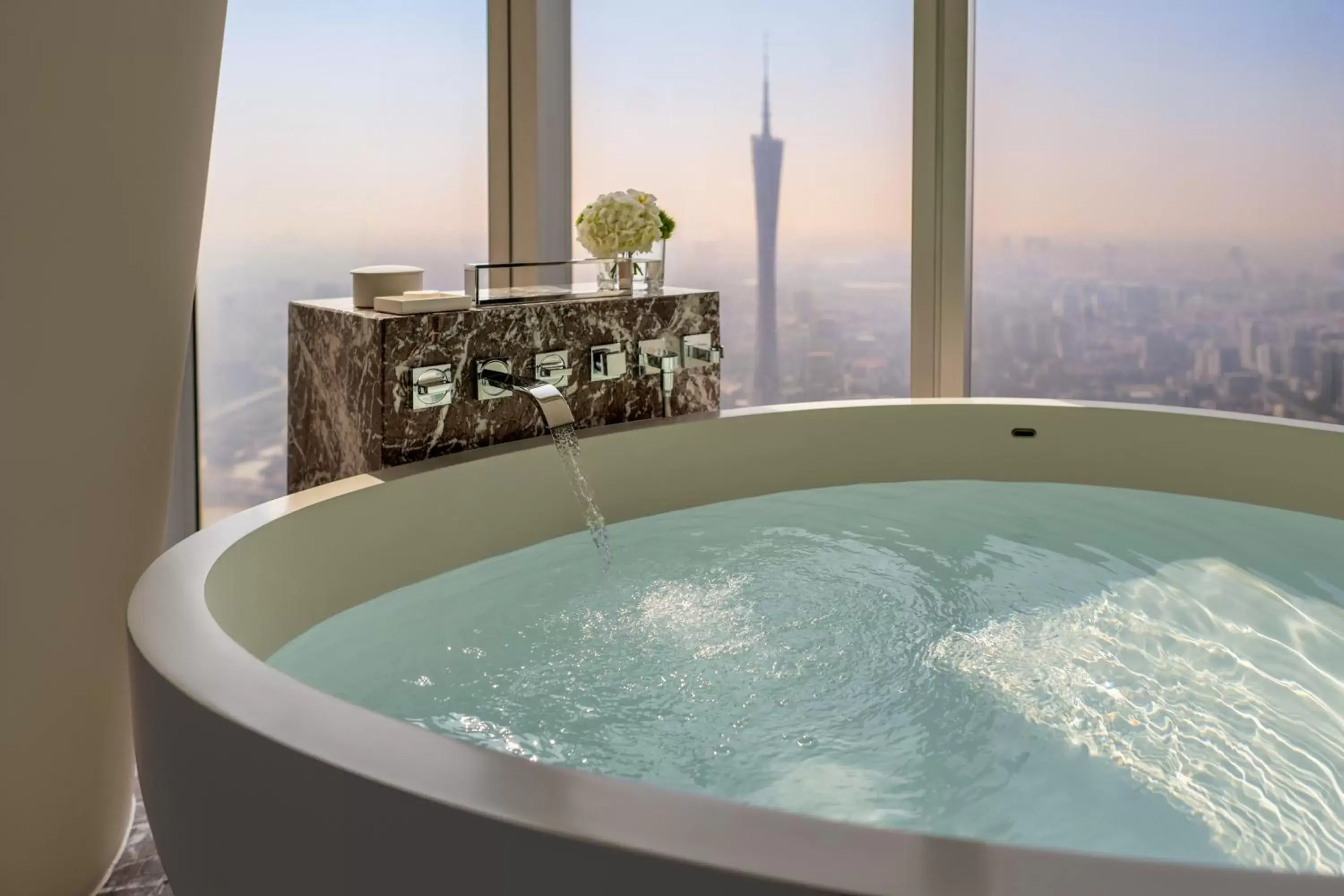 Club Premier King Room with Canton Tower View in Four Seasons Hotel Guangzhou - Free Shuttle Bus to Canton Fair Complex & Overseas Buyer Registration Services during Canton Fair Period Club Premier King Room with Canton Tower View in Four Seasons Hotel Guangzhou - Free Shuttle Bus to Canton Fair Complex & Overseas Buyer Registration Services during Canton Fair Period