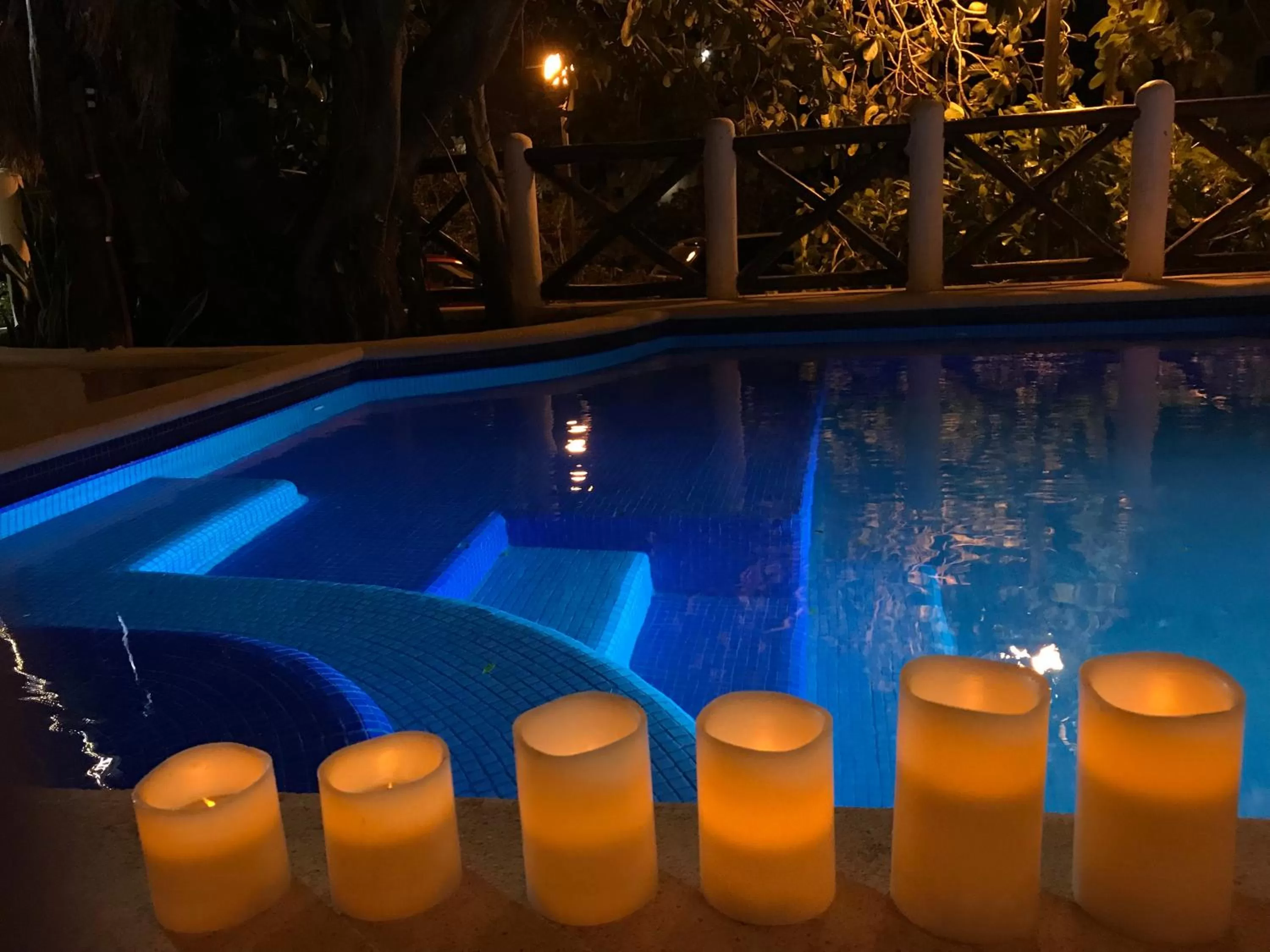 Pool view in Hotel Amar Inn