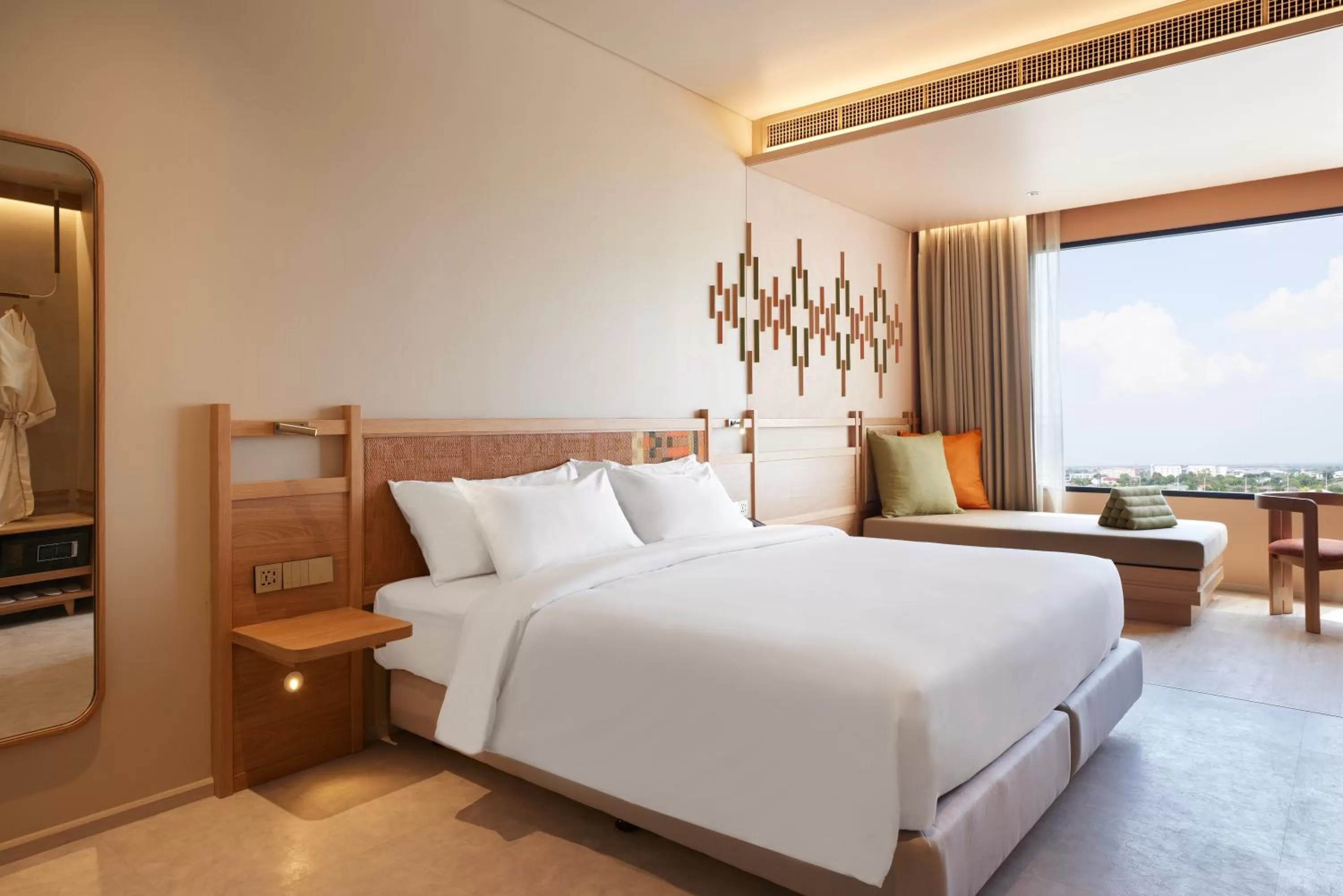 Bedroom, Bed in Centara Korat
