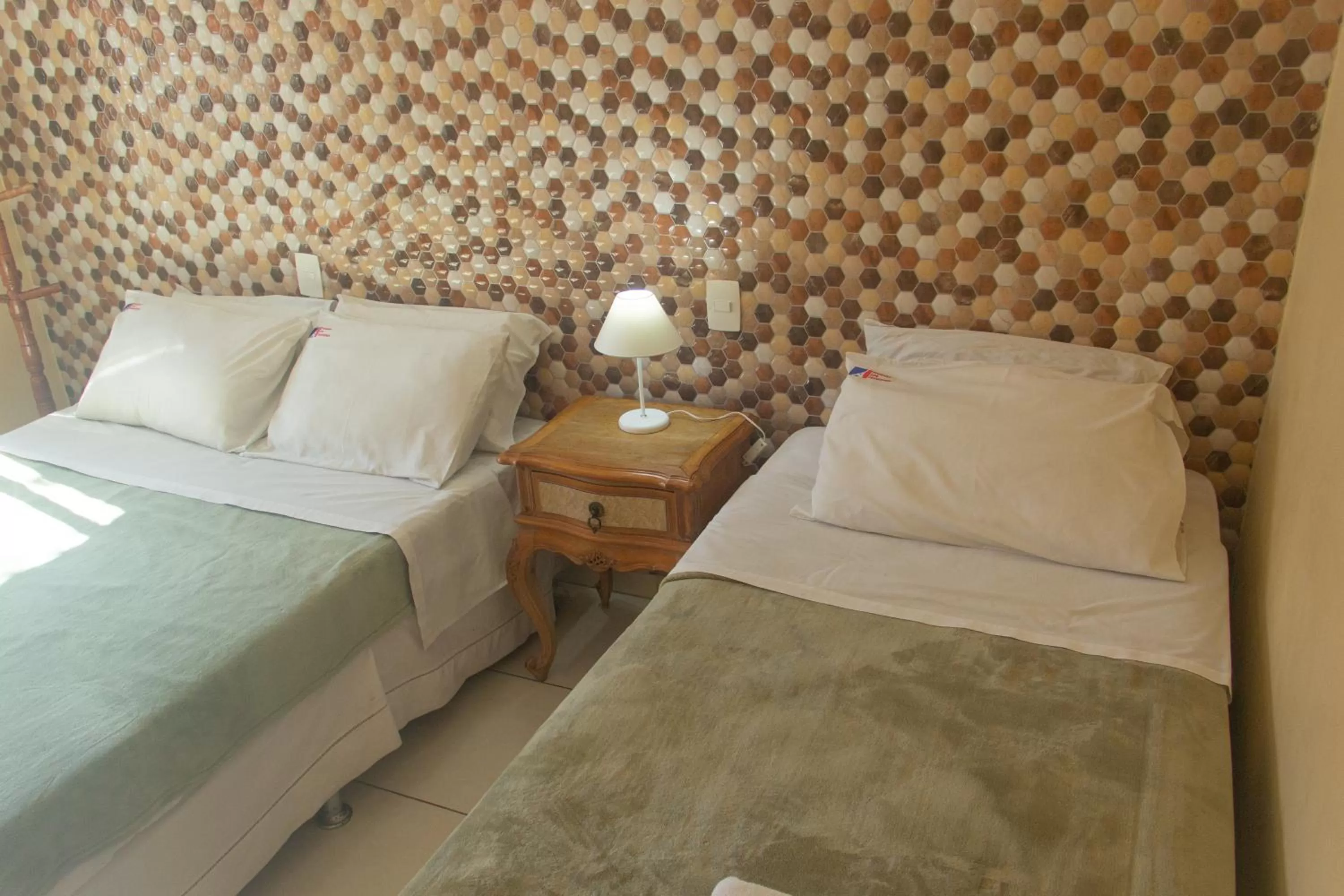 Bed in Pousada dos Franceses