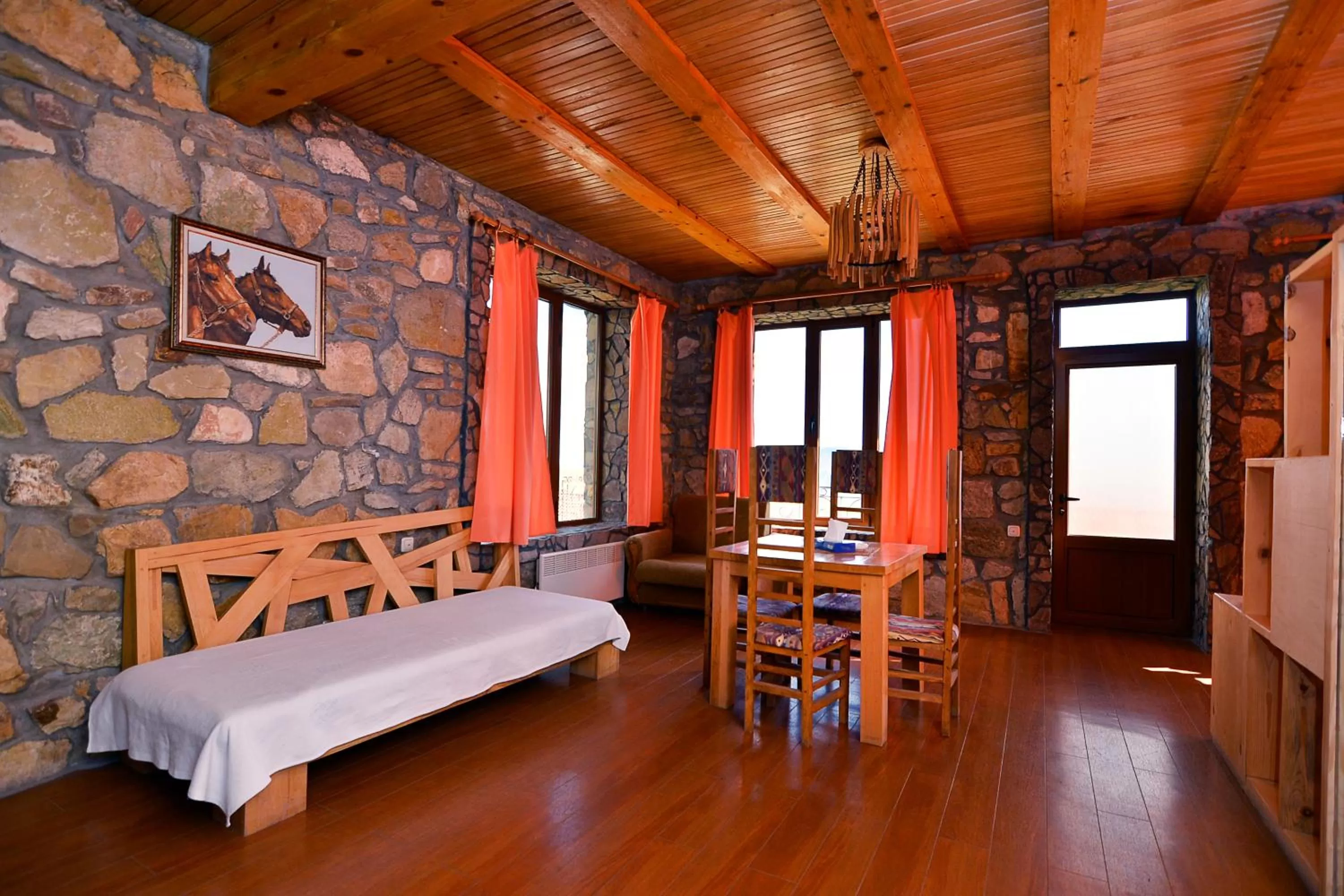 Seating area, Dining Area in Apaga Resort