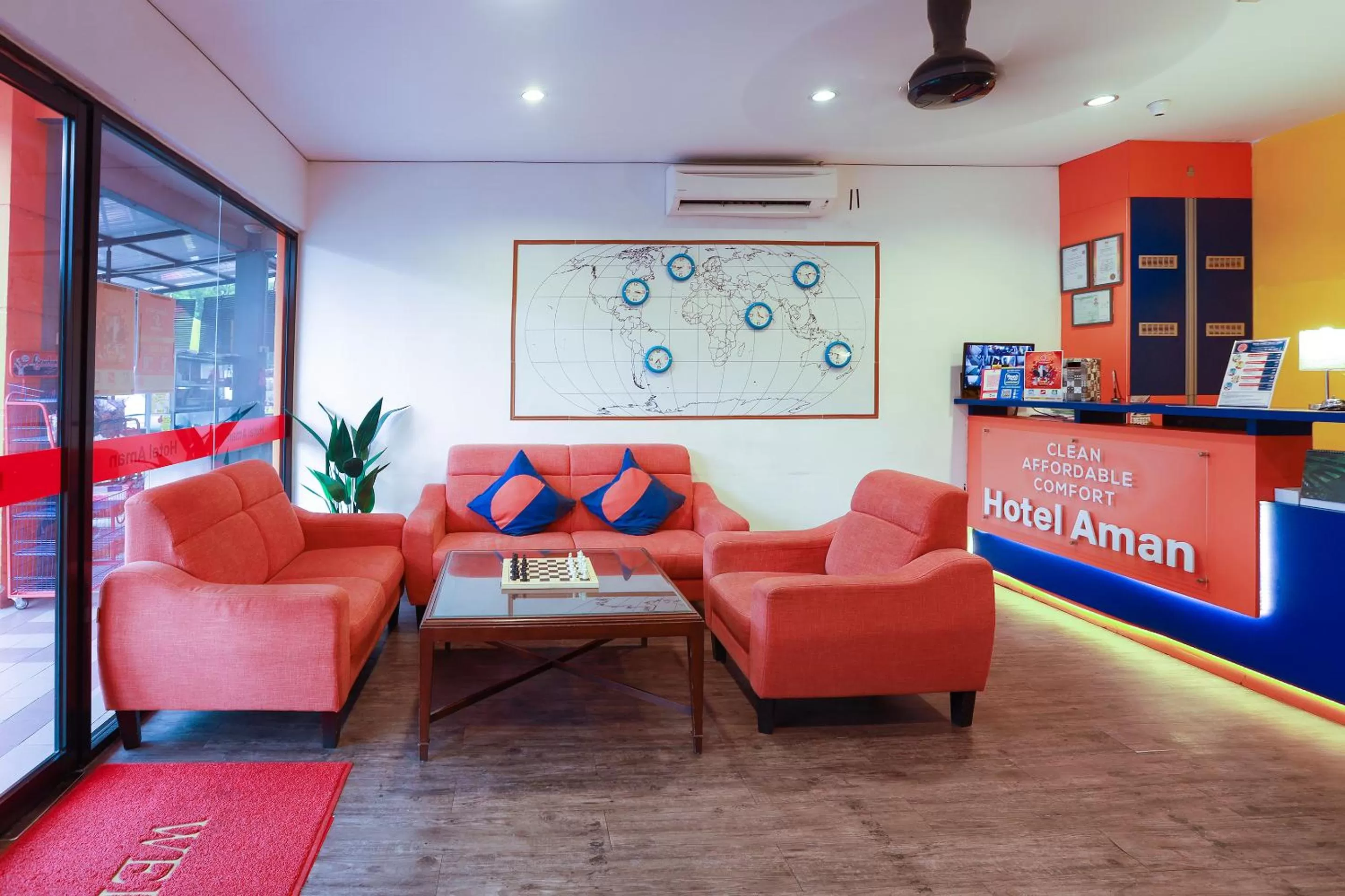 Lobby or reception in Hotel Aman- Nilai & KLIA