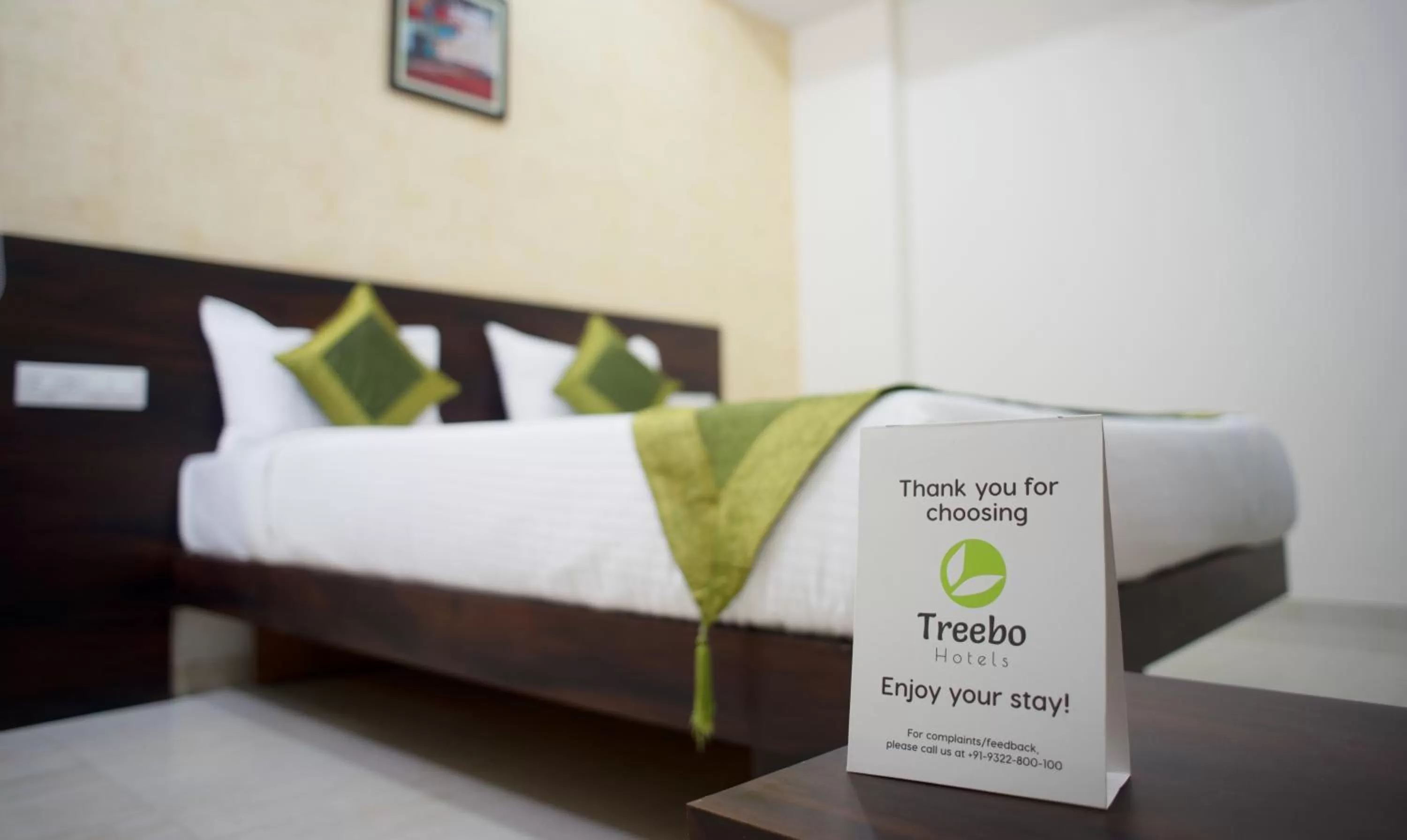 Bed in Treebo Celeste