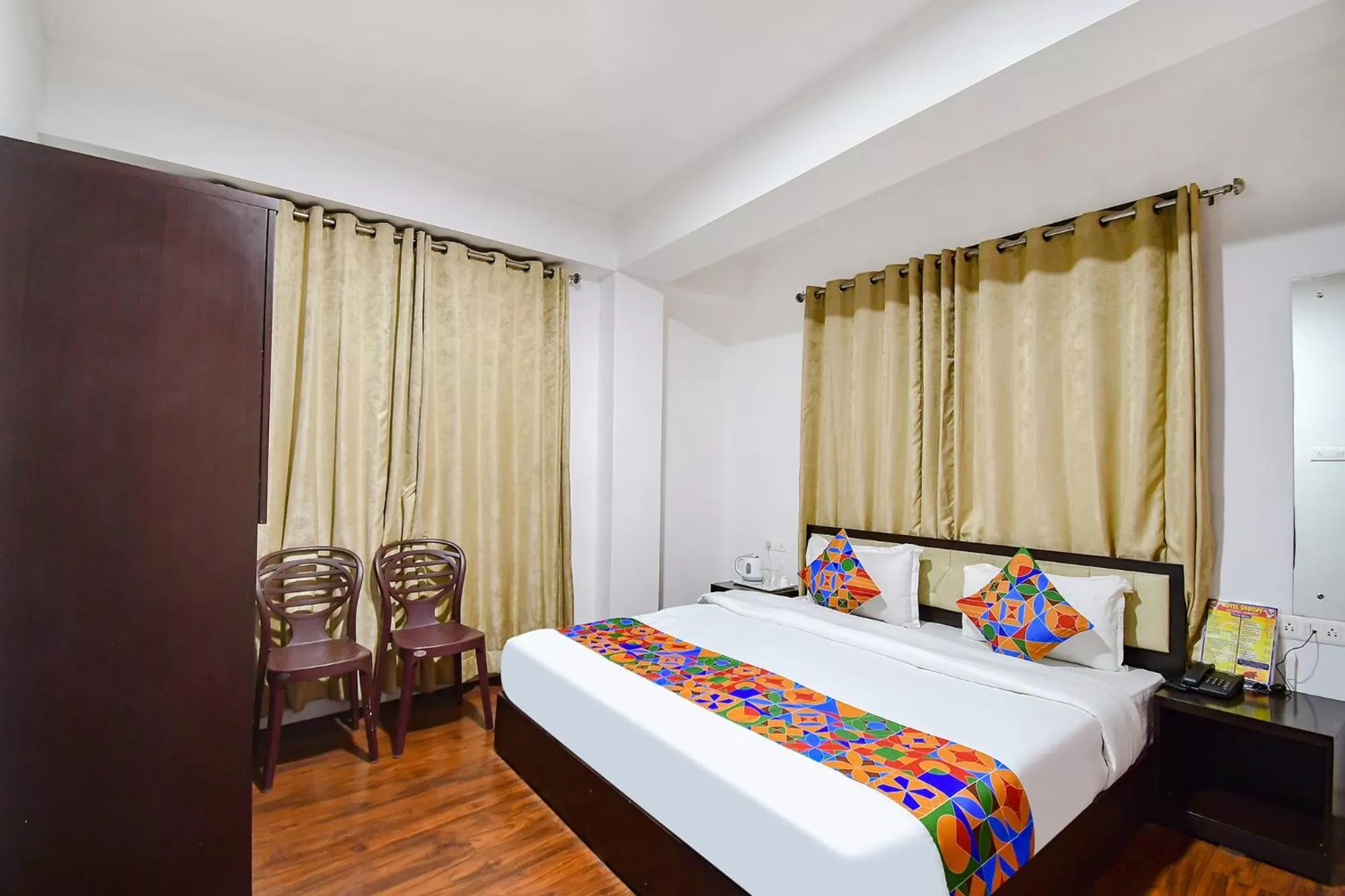 View (from property/room), Bed in FabHotel Snoopy