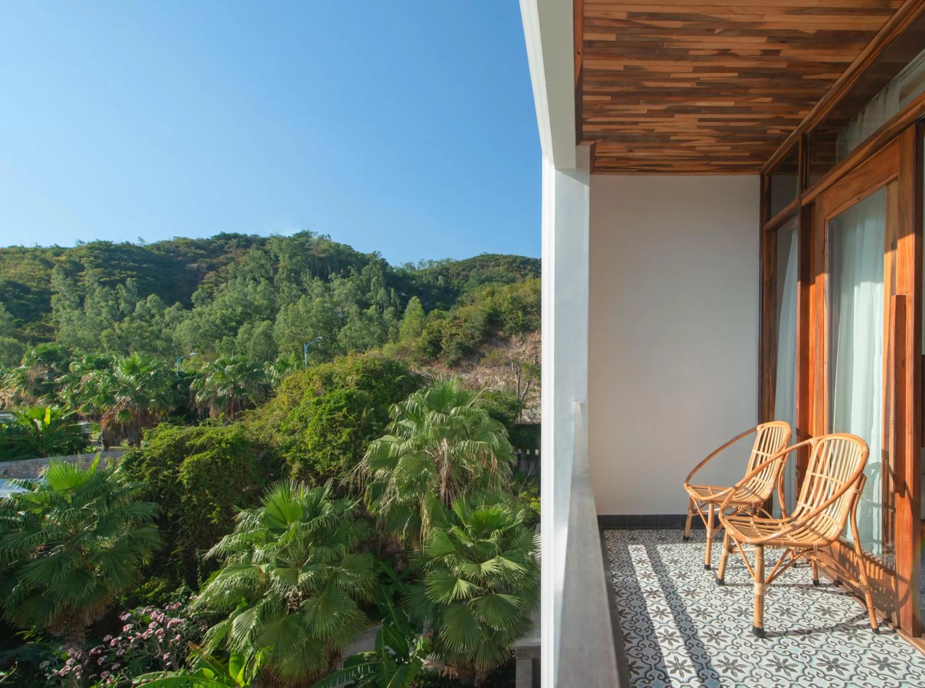 Balcony/Terrace in Alibu Resort Nha Trang