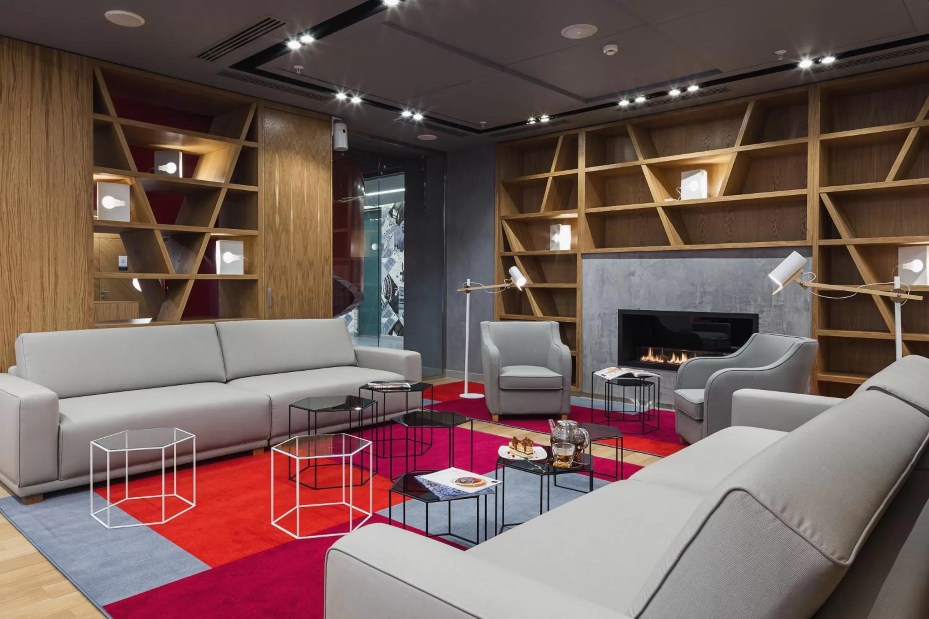 Lobby or reception in Novotel Almaty City Center