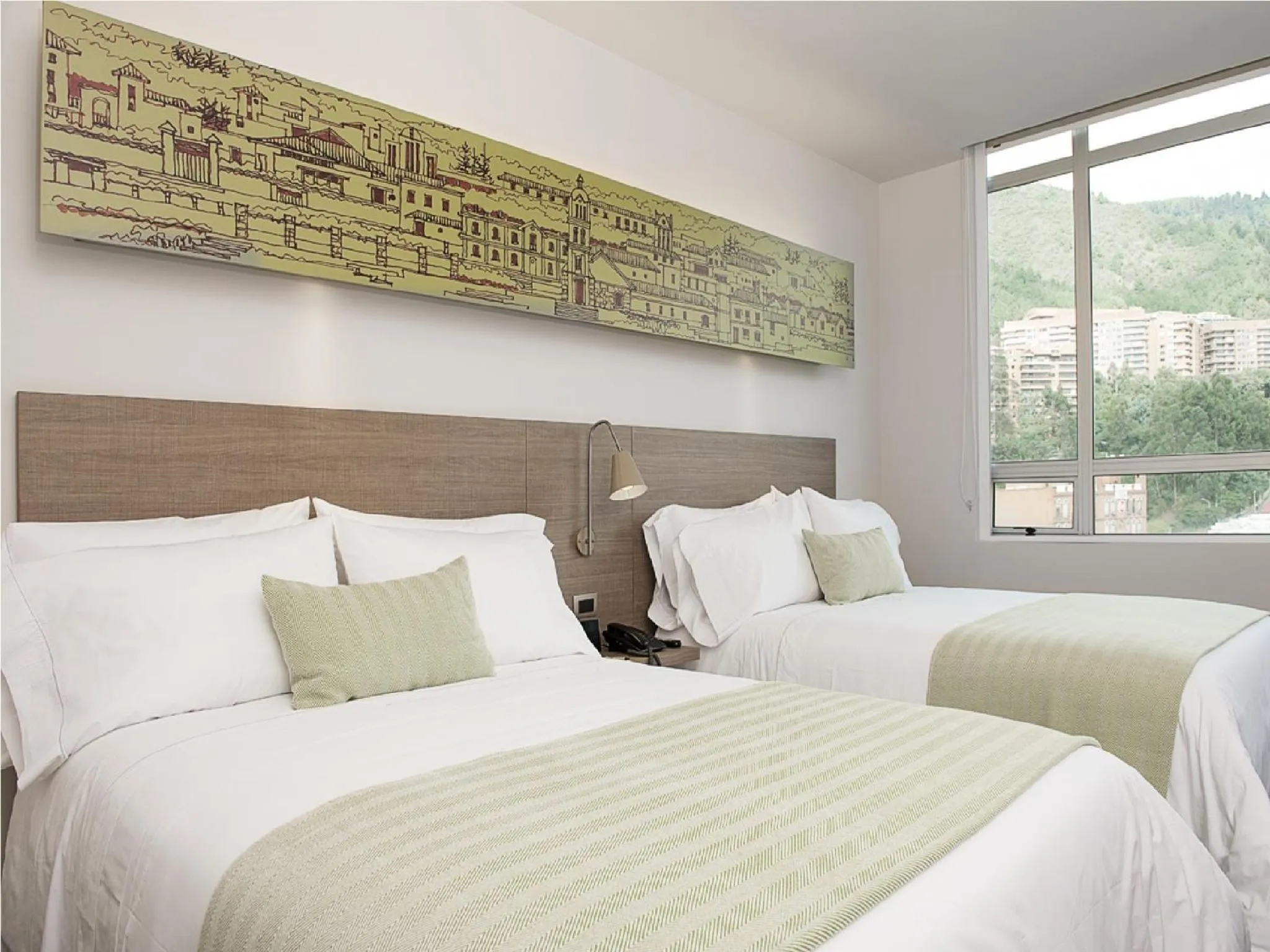 Bedroom, Bed in Hotel bh Usaquén