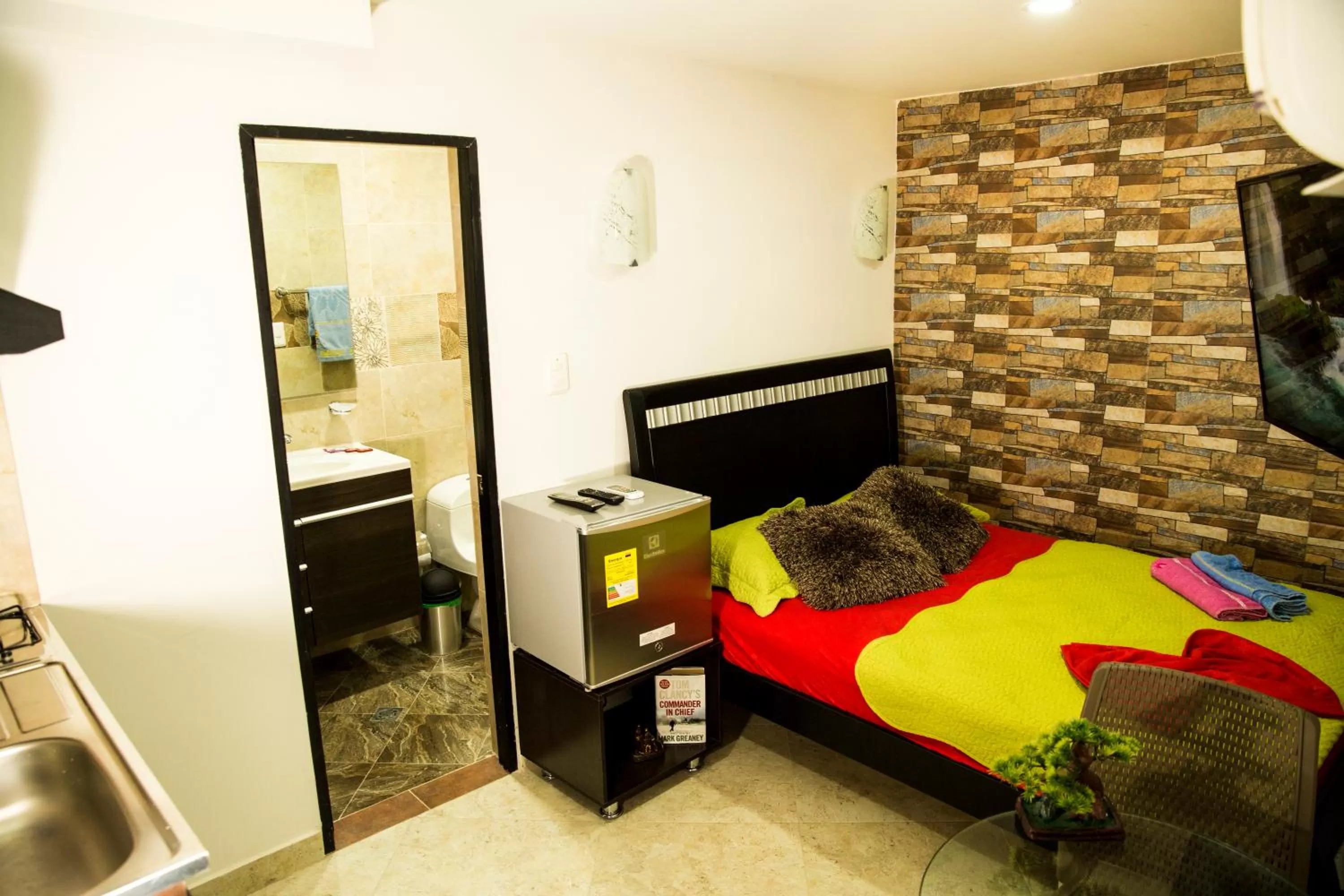 Bed in Hollywood Beach Suite