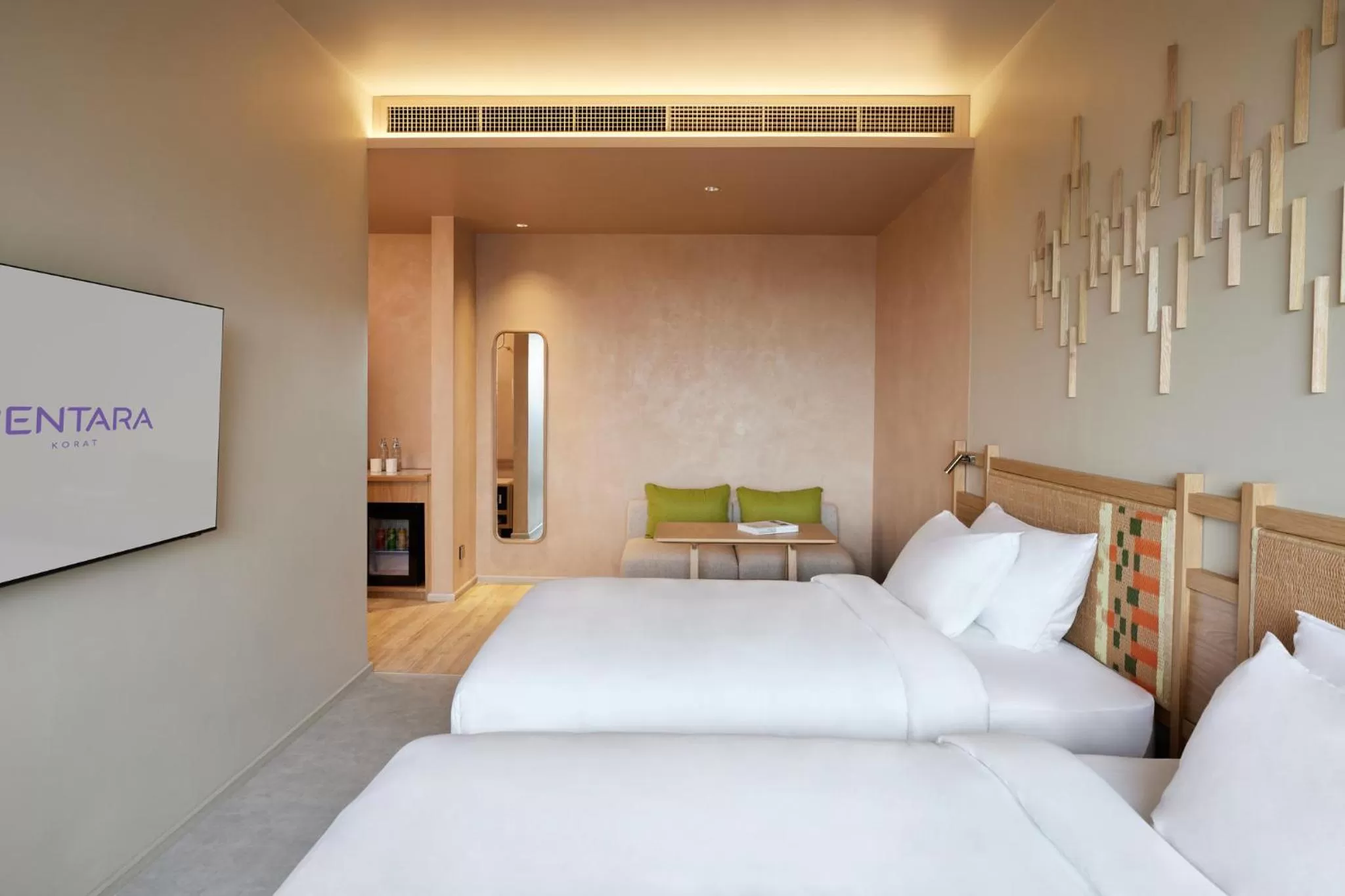 Photo of the whole room, Bed in Centara Korat