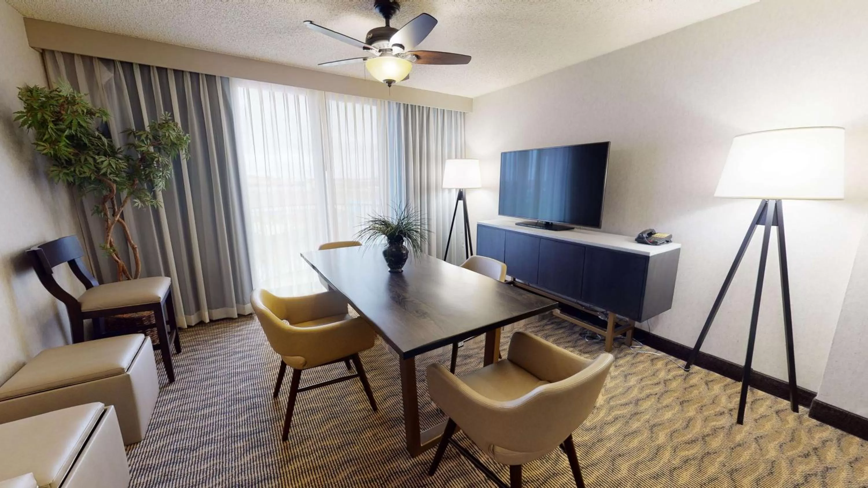 Living room in Embassy Suites by Hilton Oklahoma City Will Rogers Airport