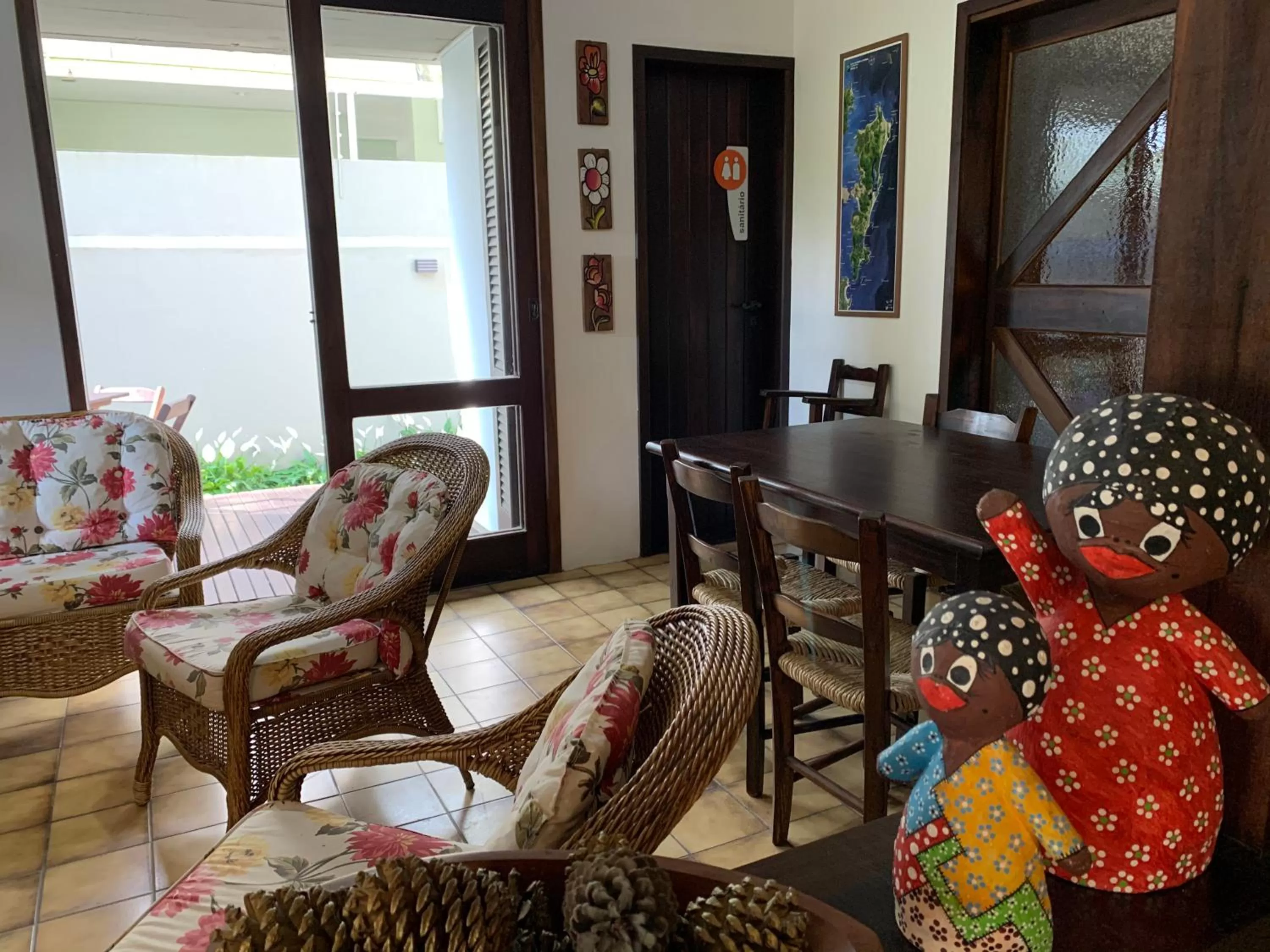 Seating Area in Beach House Floripa