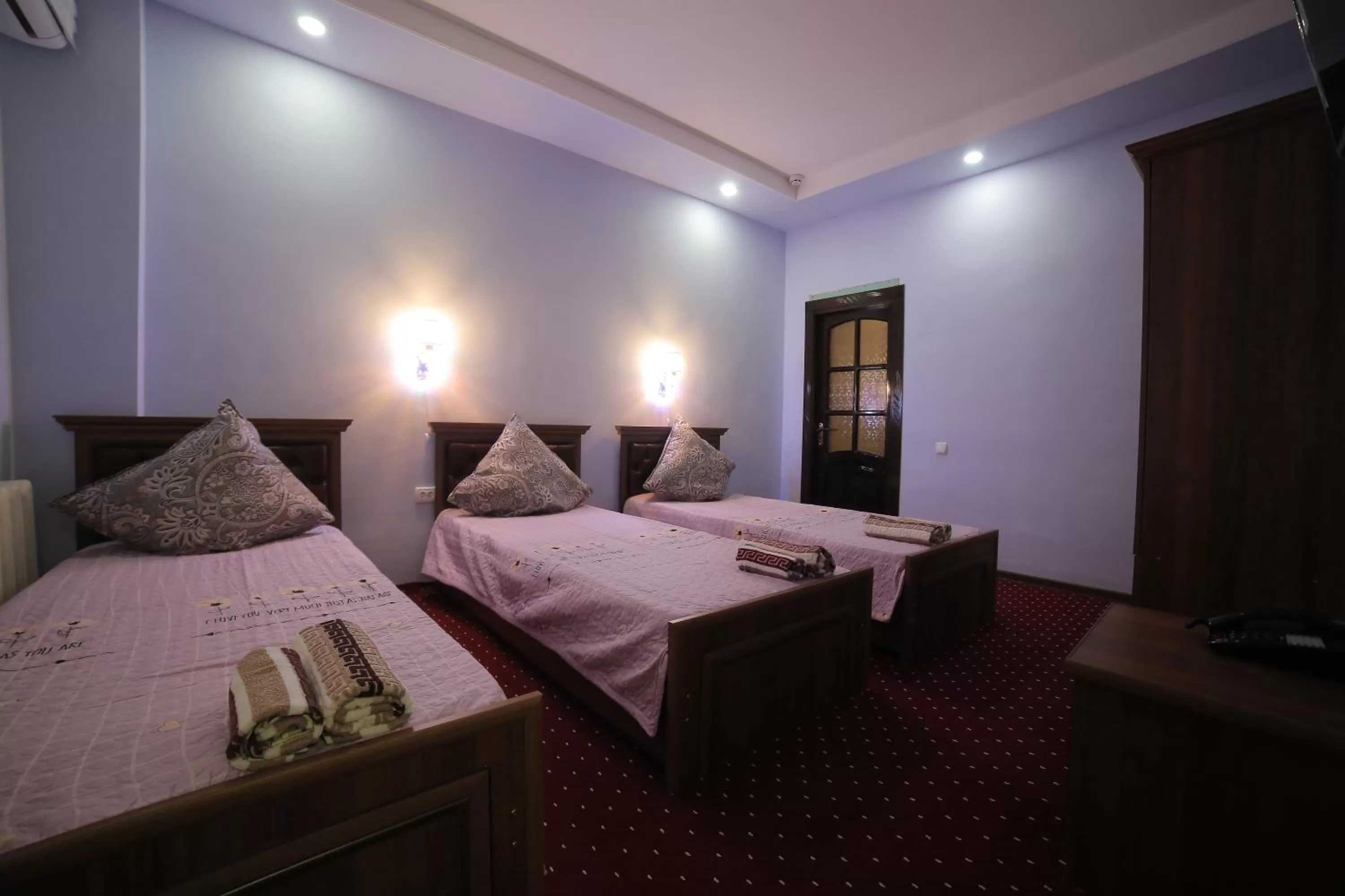 Photo of the whole room, Bed in Alliance hotel bukhara