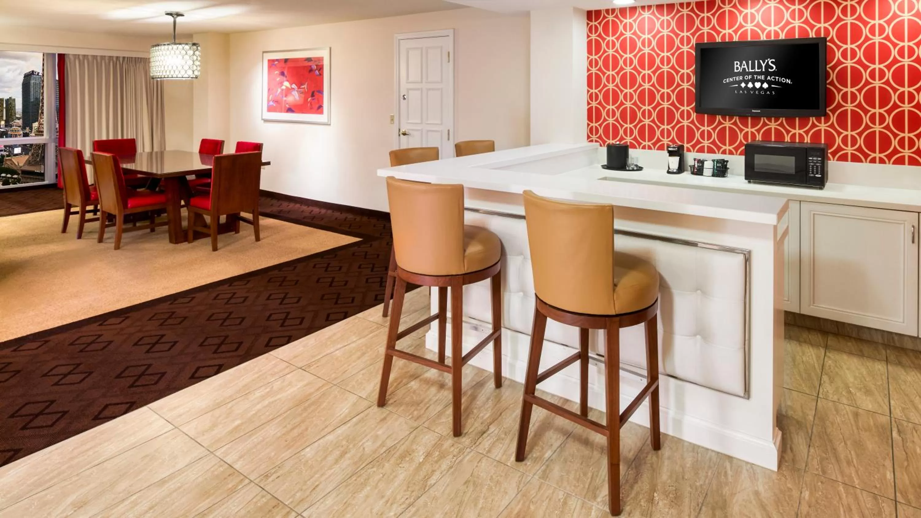 Living room in Horseshoe Las Vegas