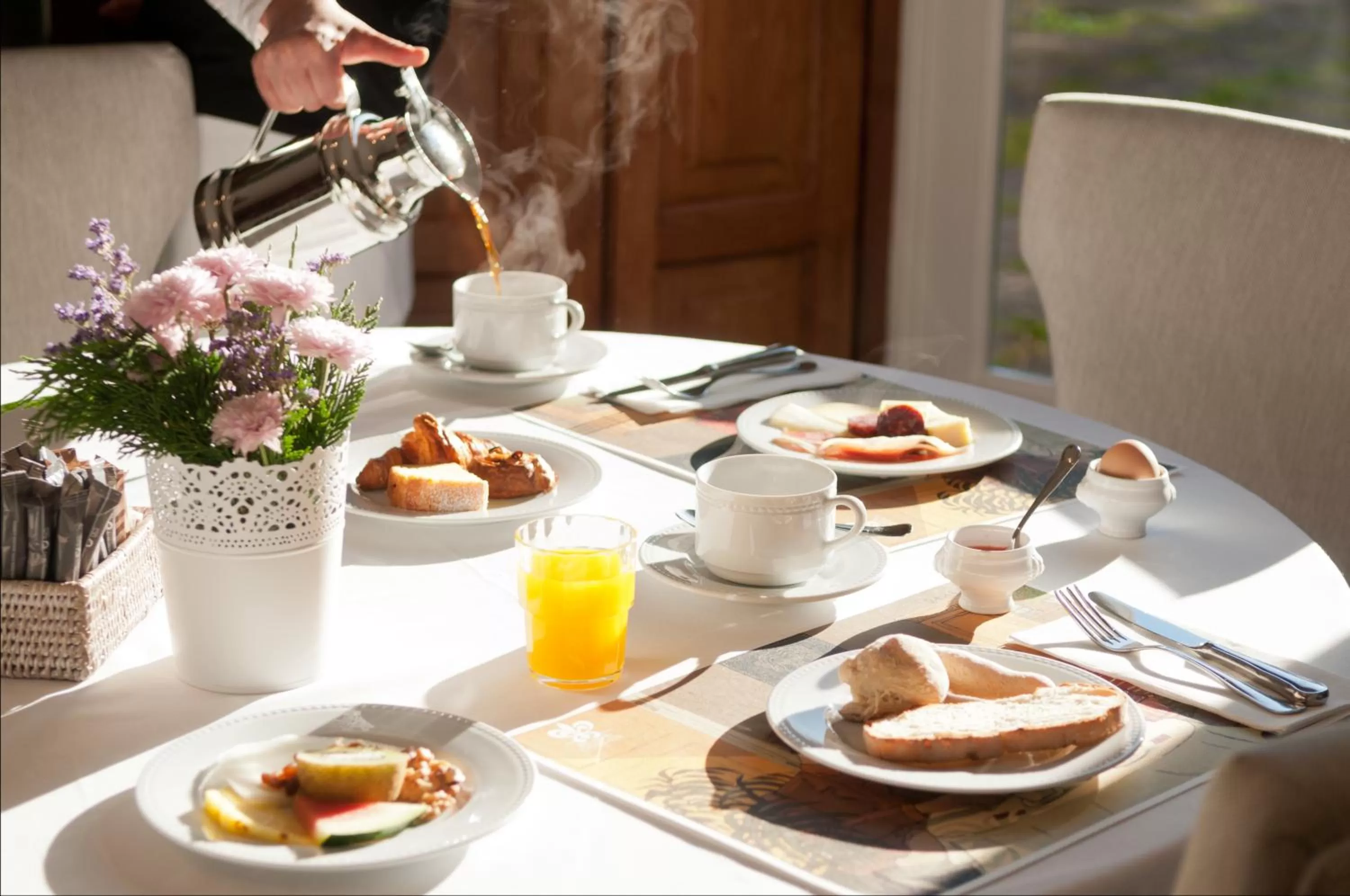 Breakfast in A Quinta Da Auga Hotel Spa Relais & Chateaux