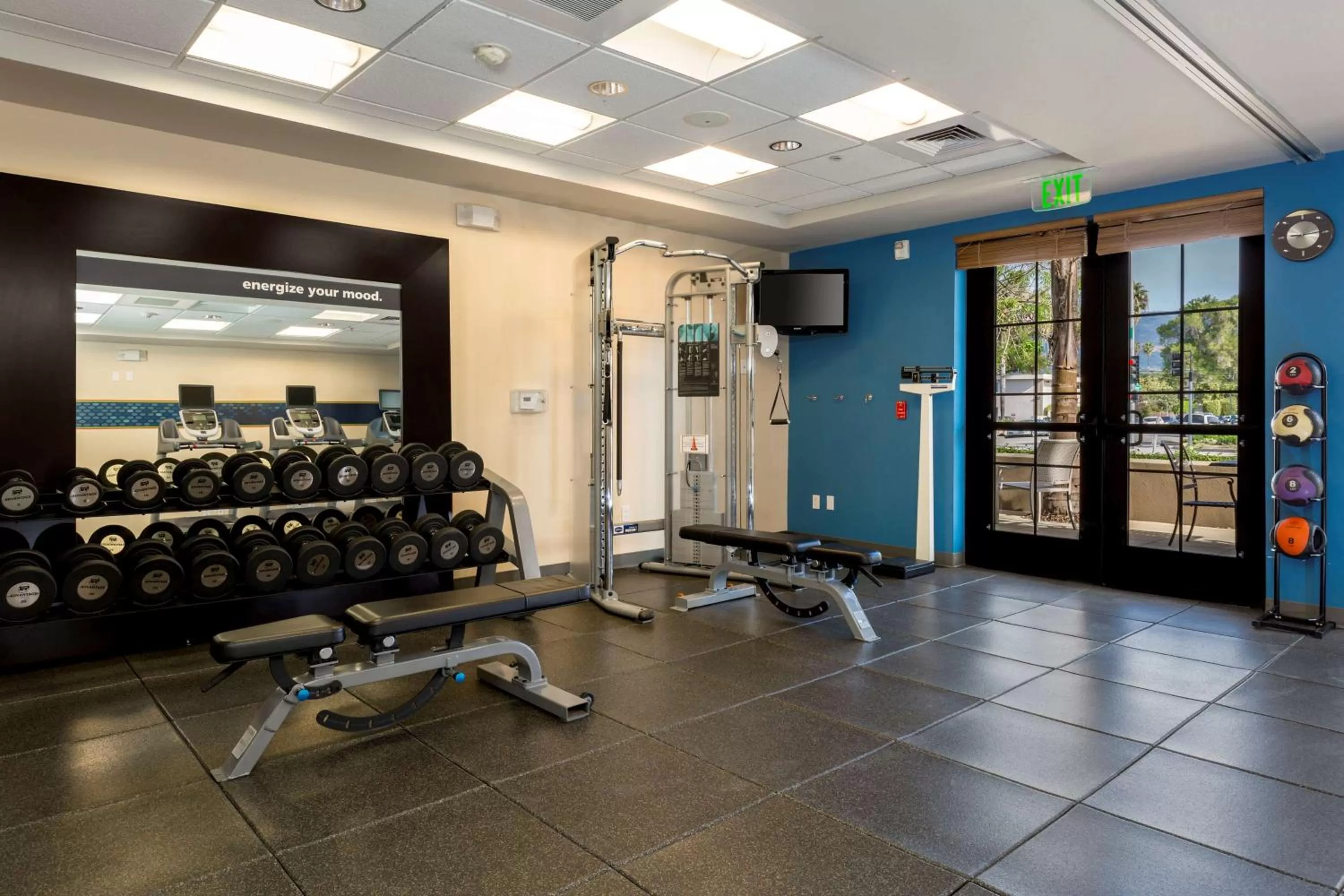Fitness centre/facilities in Hampton Inn Santa Barbara/Goleta