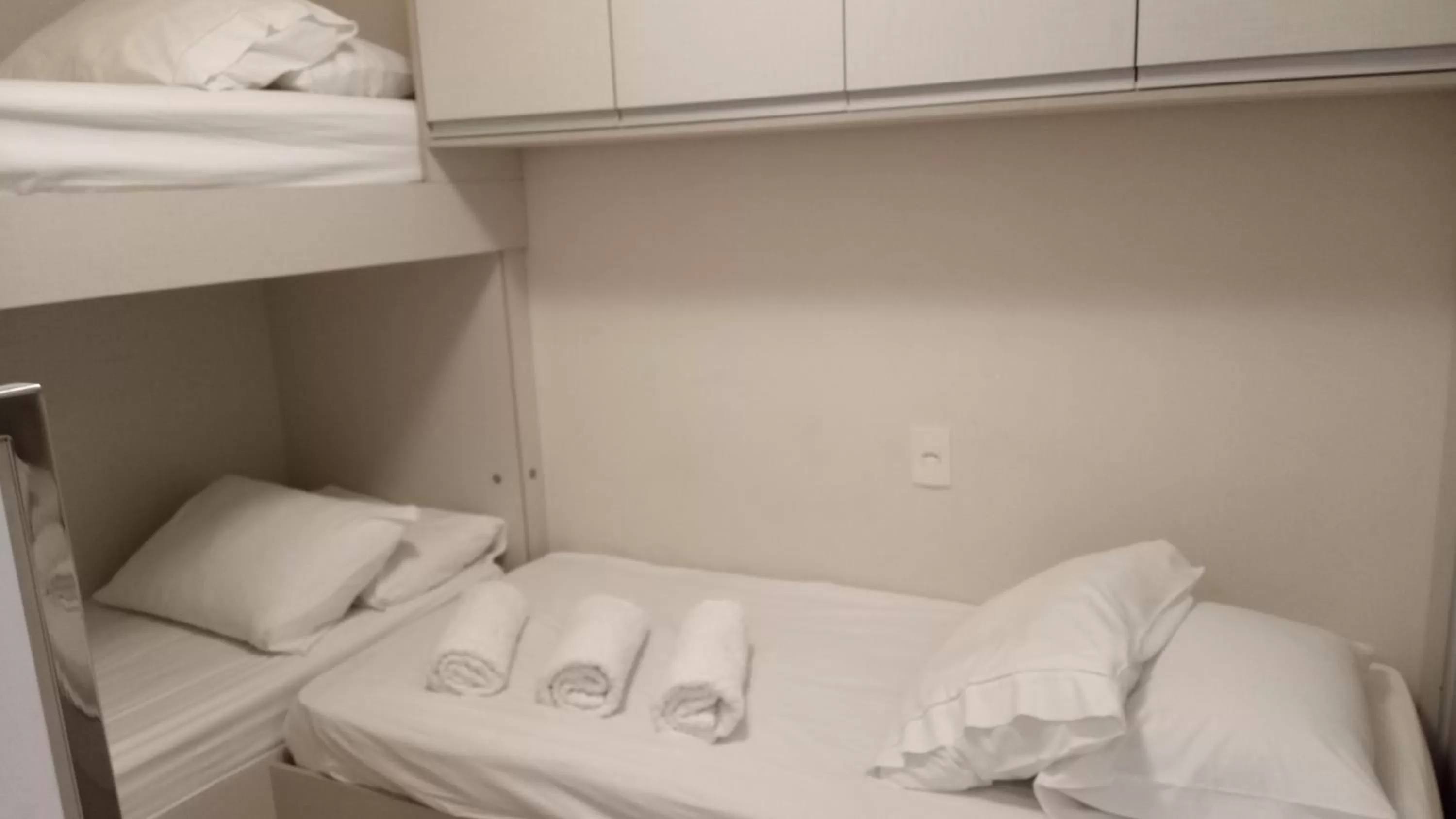 Bed in Apart Hotel Vista Azul - hospedagem nas montanhas