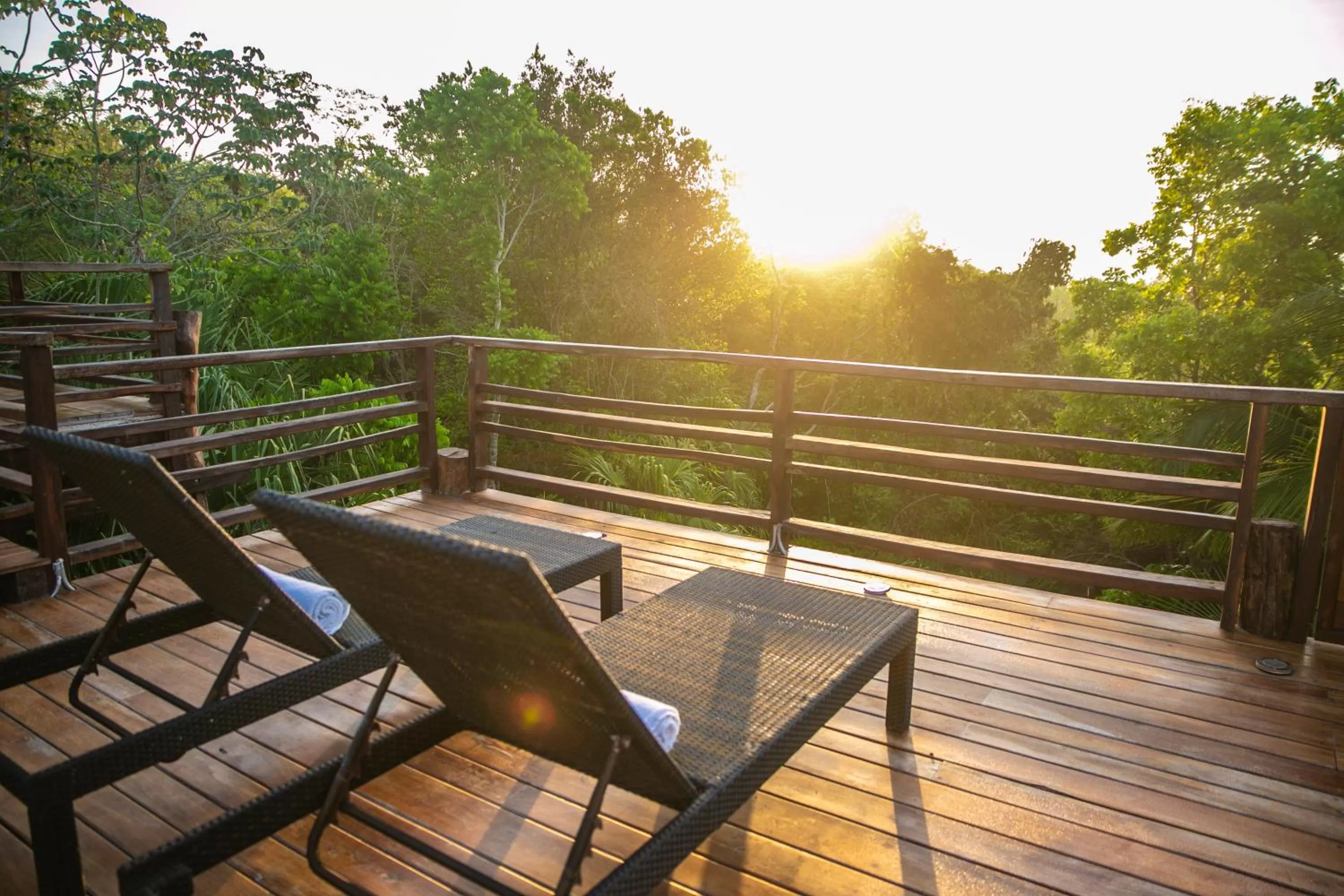 Balcony/Terrace in Hotel Buenavista Bacalar Jungle Experience
