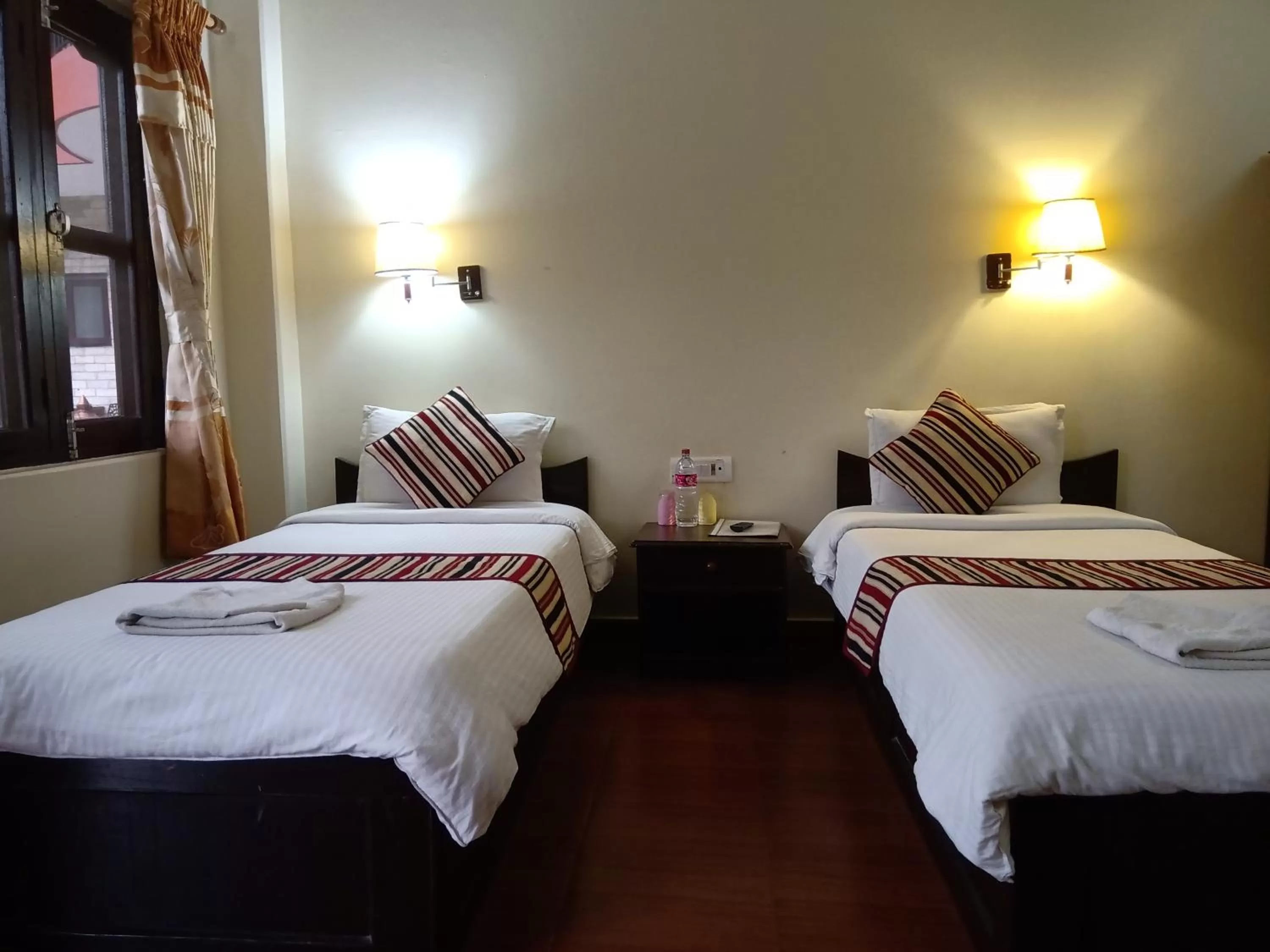 Bed in Butterfly Lodge