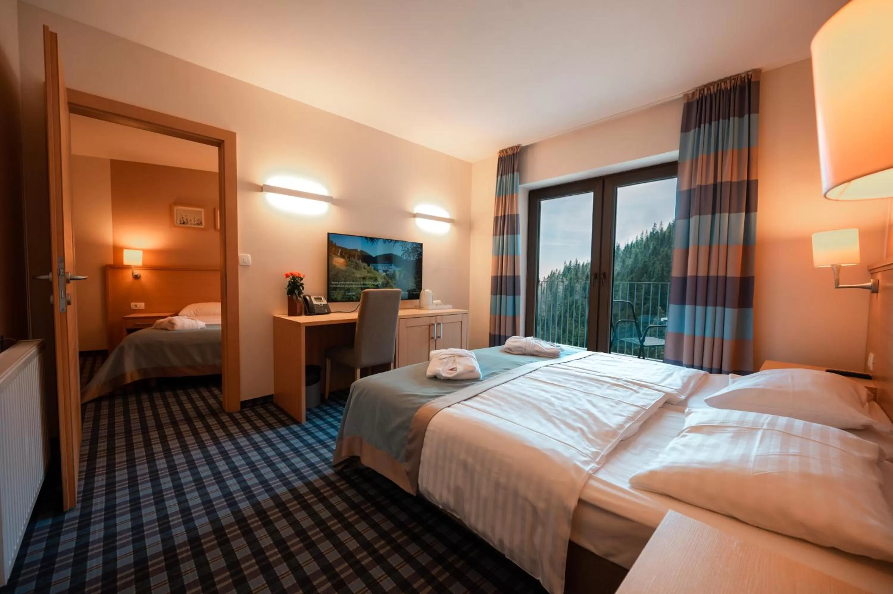 Bed in Wellness Hotel Montis