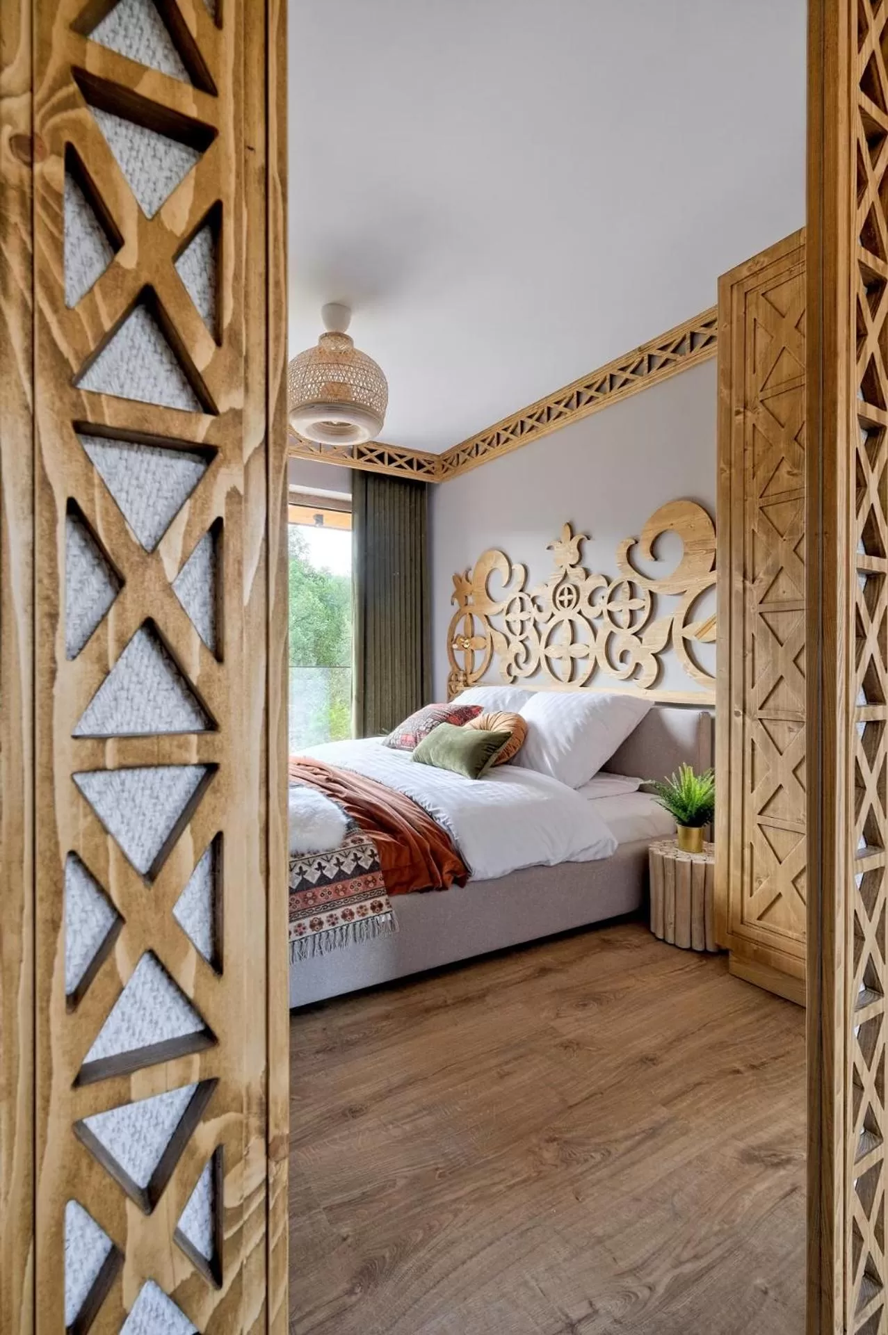 Bedroom, Bed in Rezydencja Górska Odkryj Zakopane