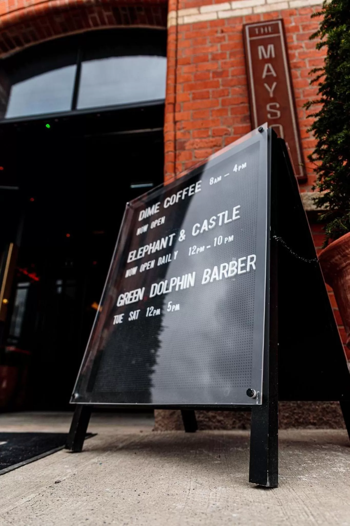 On-site shops in The Mayson