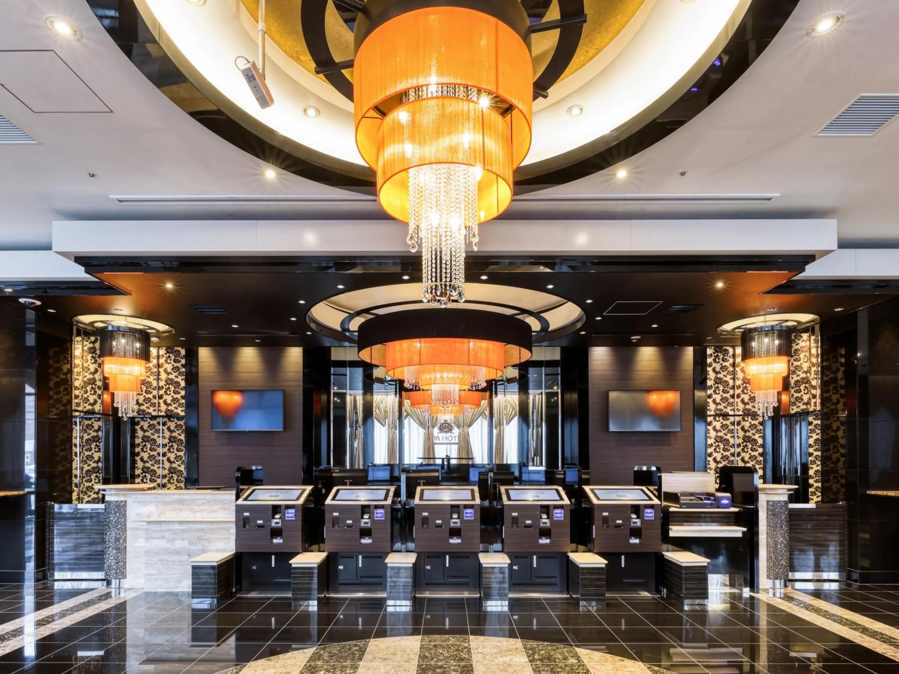 Lobby or reception in APA Hotel Hiroshima Ekimae Ohashi