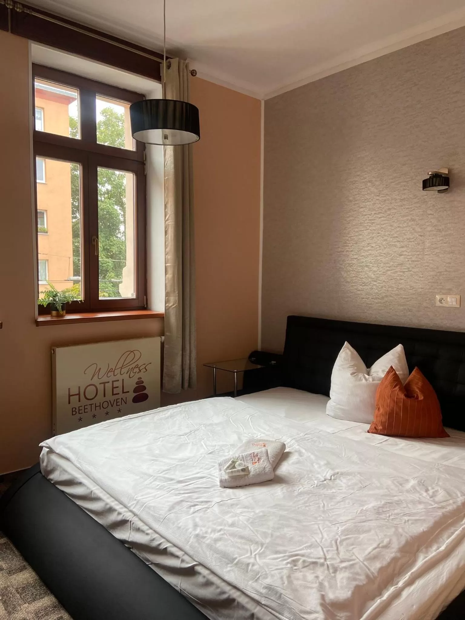 Bed in Wellness Hotel Beethoven