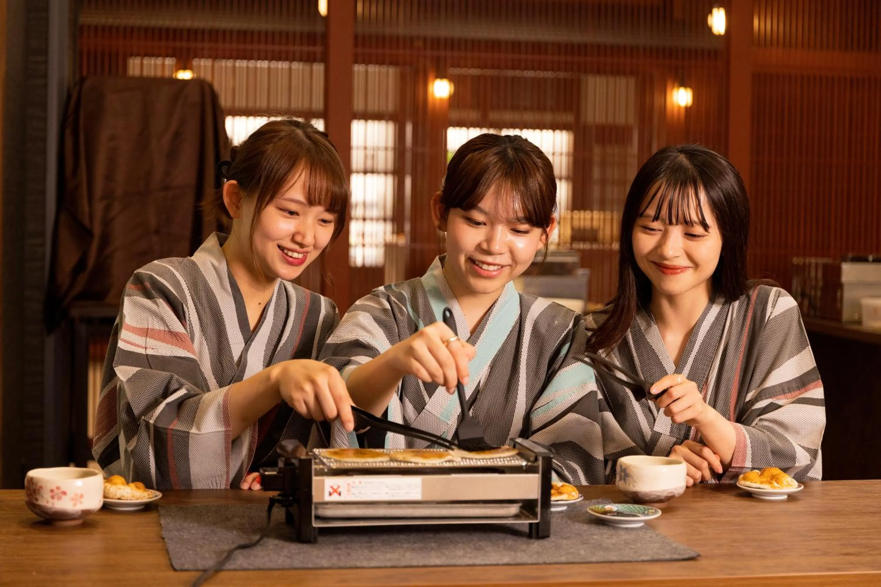 Area and facilities in Yamanakaonsen Ohanami Kyubei