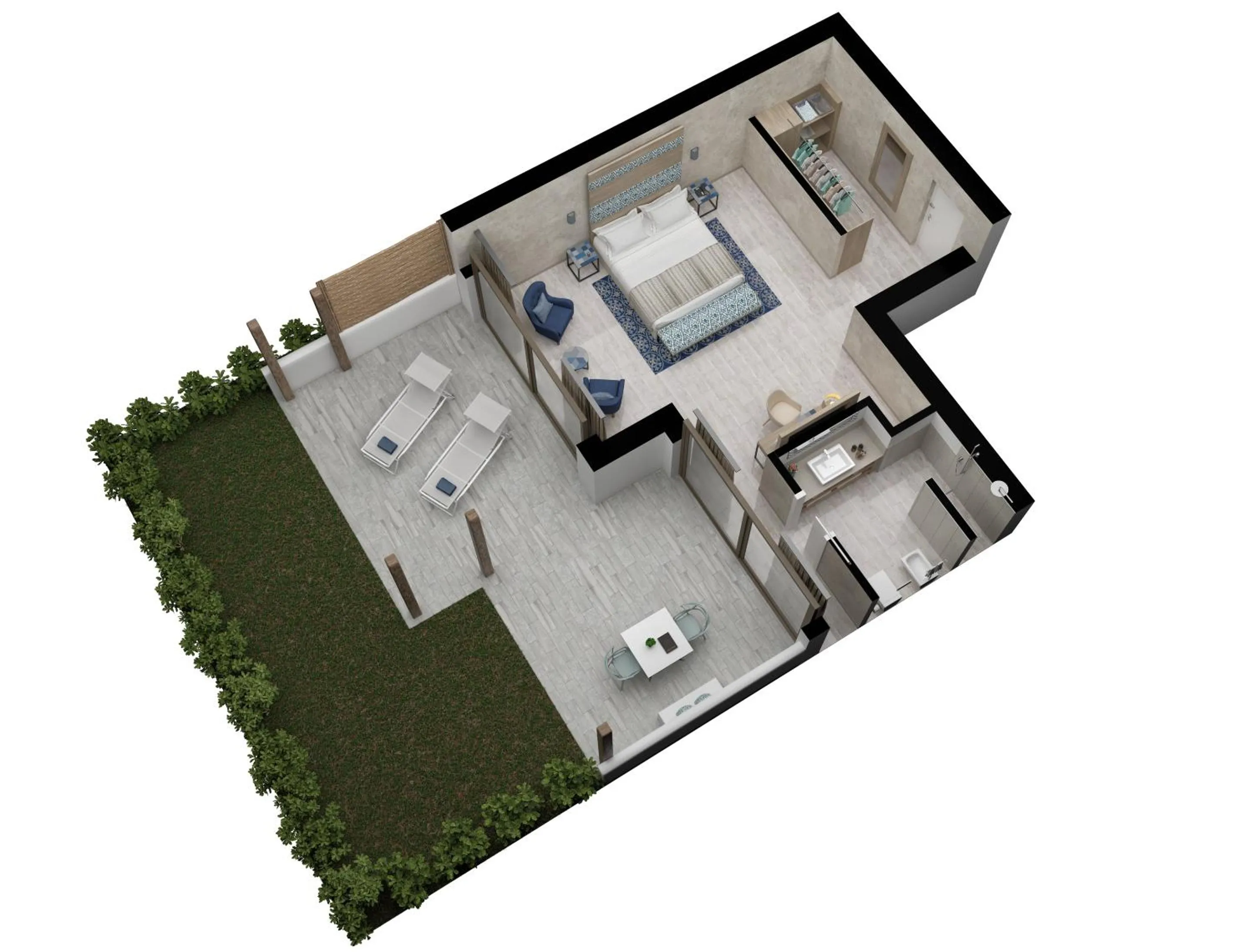 Floor plan in Baglioni Resort Sardinia - The Leading Hotels of the World
