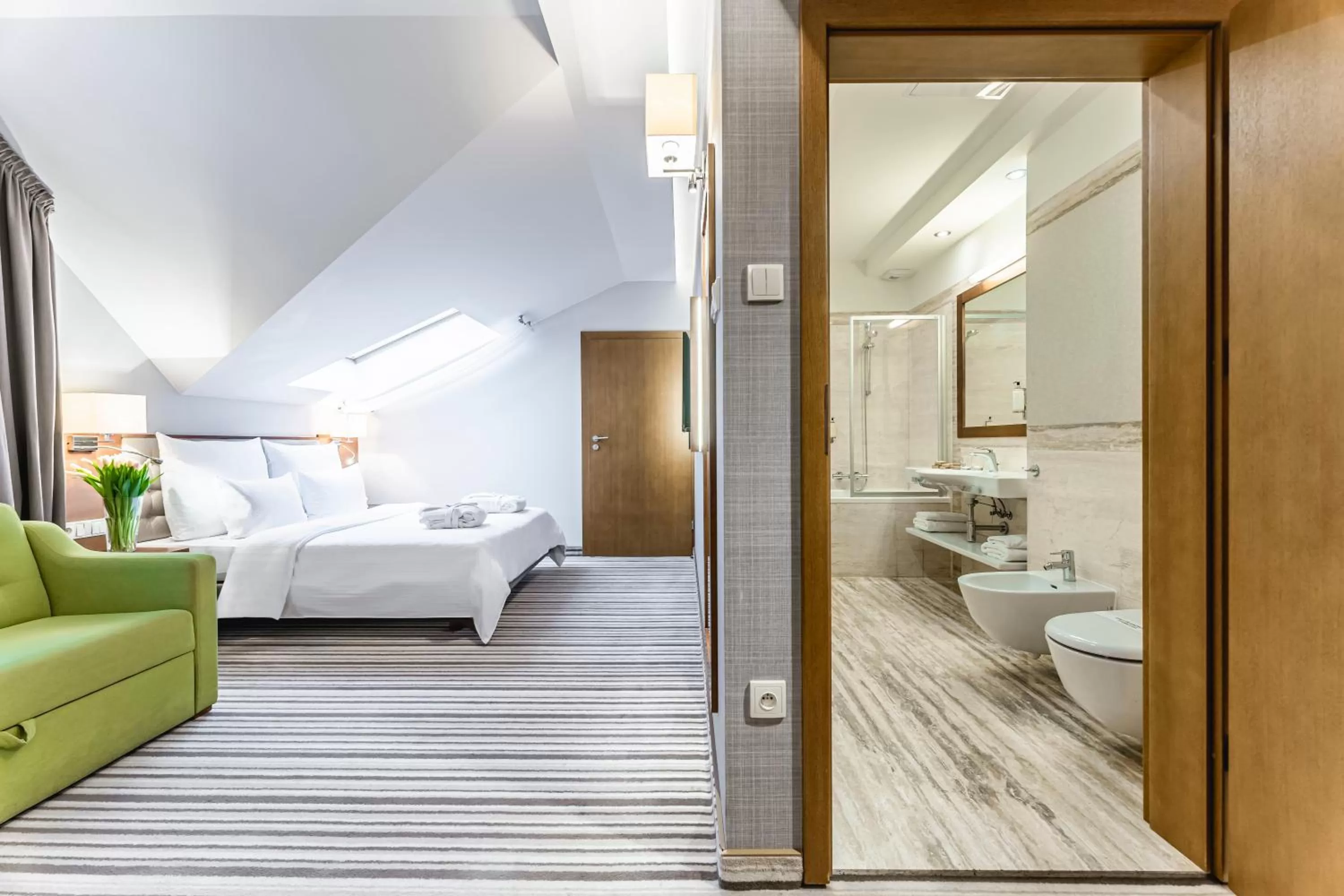 Bed in Hotel Wieniawski