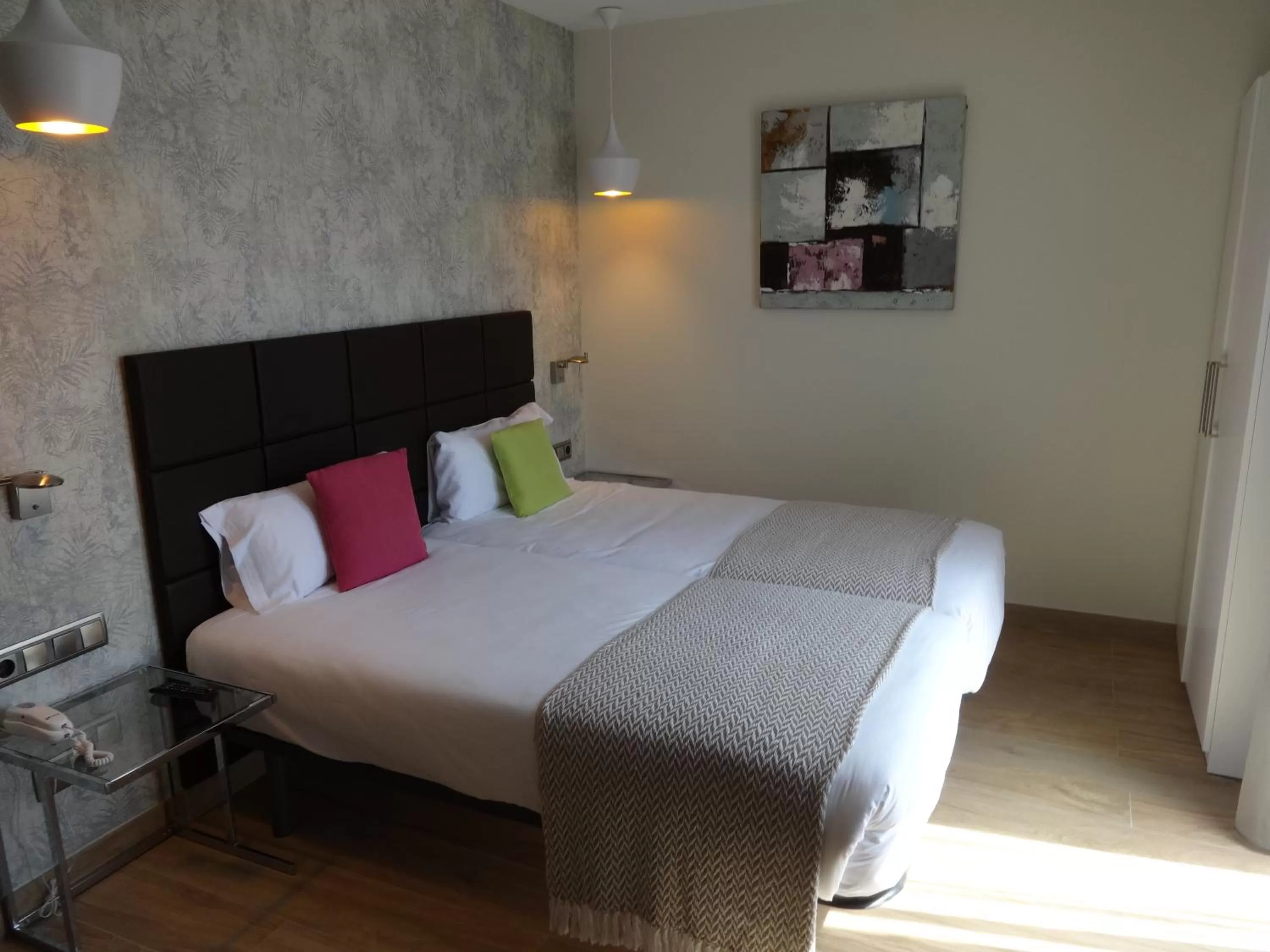 Bed in Hotel Lloret Ramblas