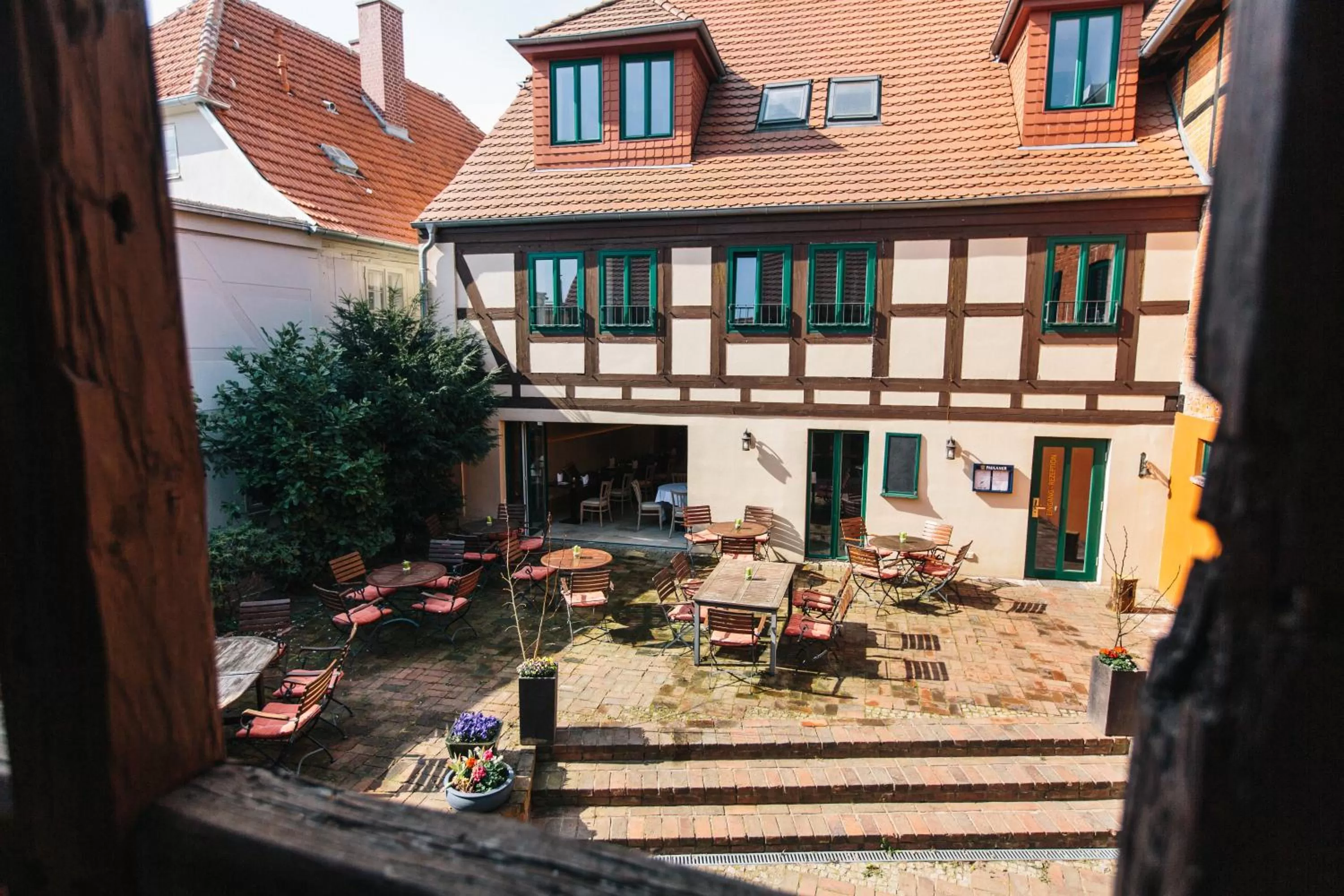 Patio in Hotel Inselhof