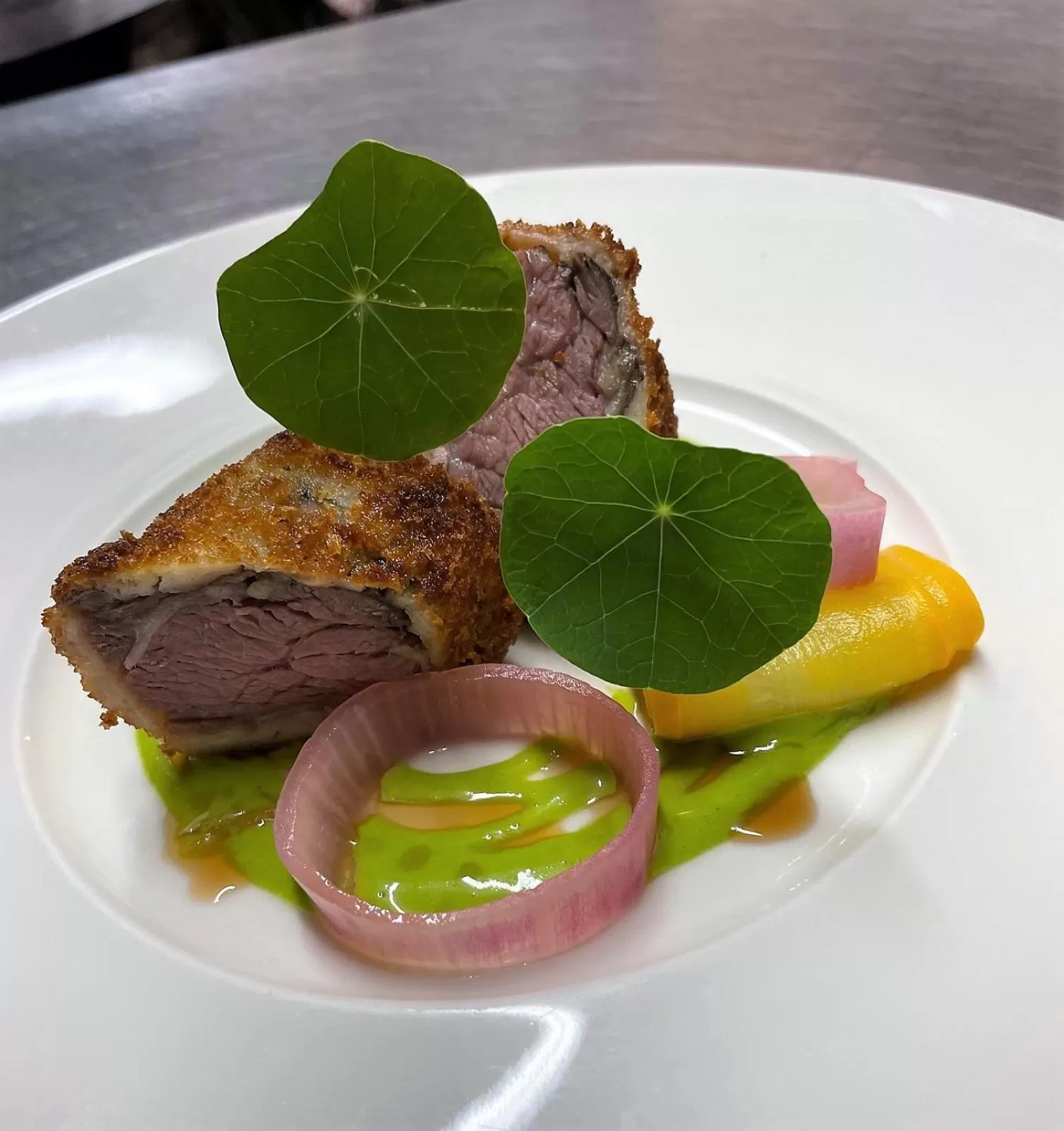 Food close-up in Craig-y-Dderwen Riverside Hotel