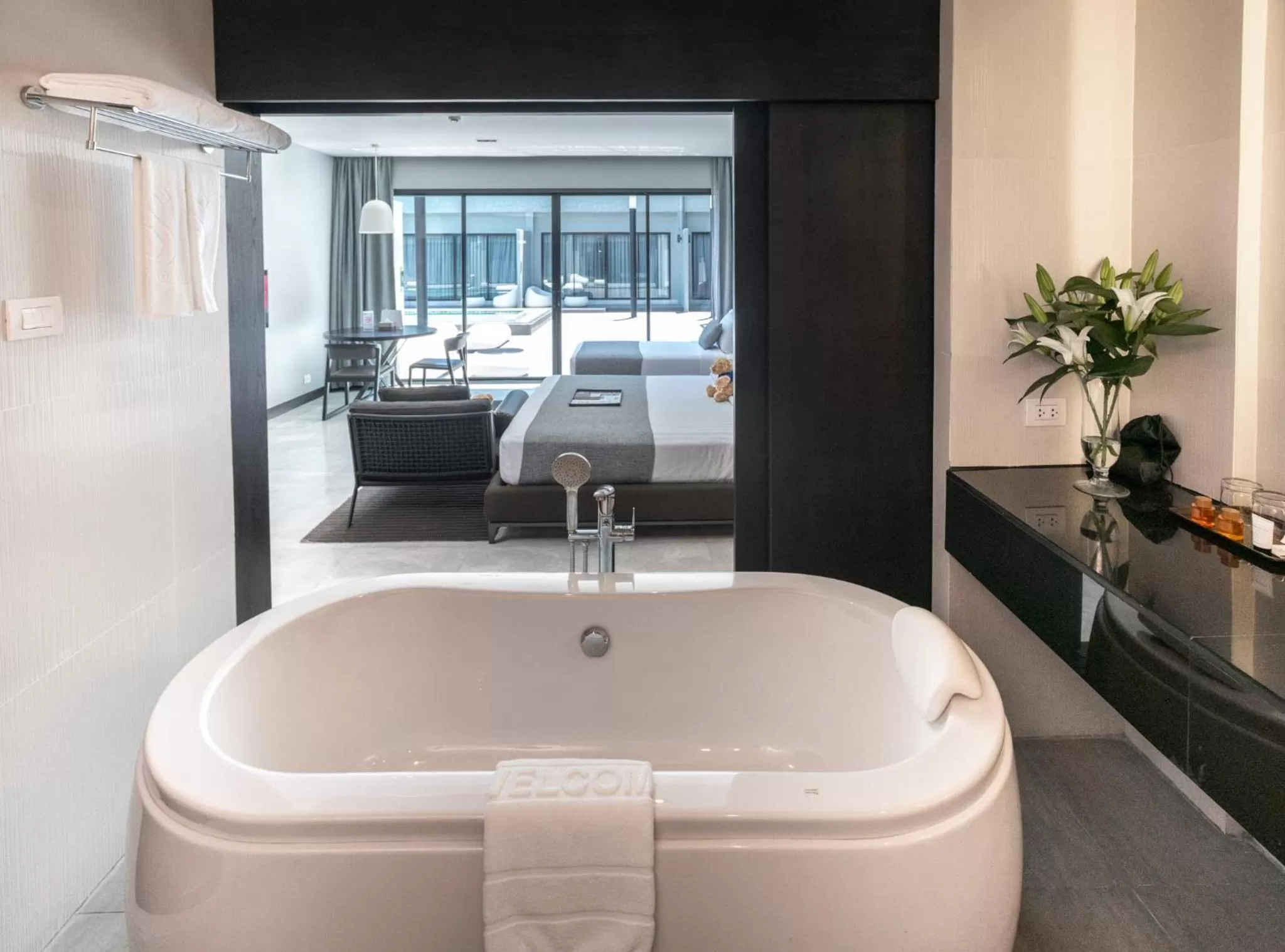 Bathroom in S Ratchada Leisure Hotel