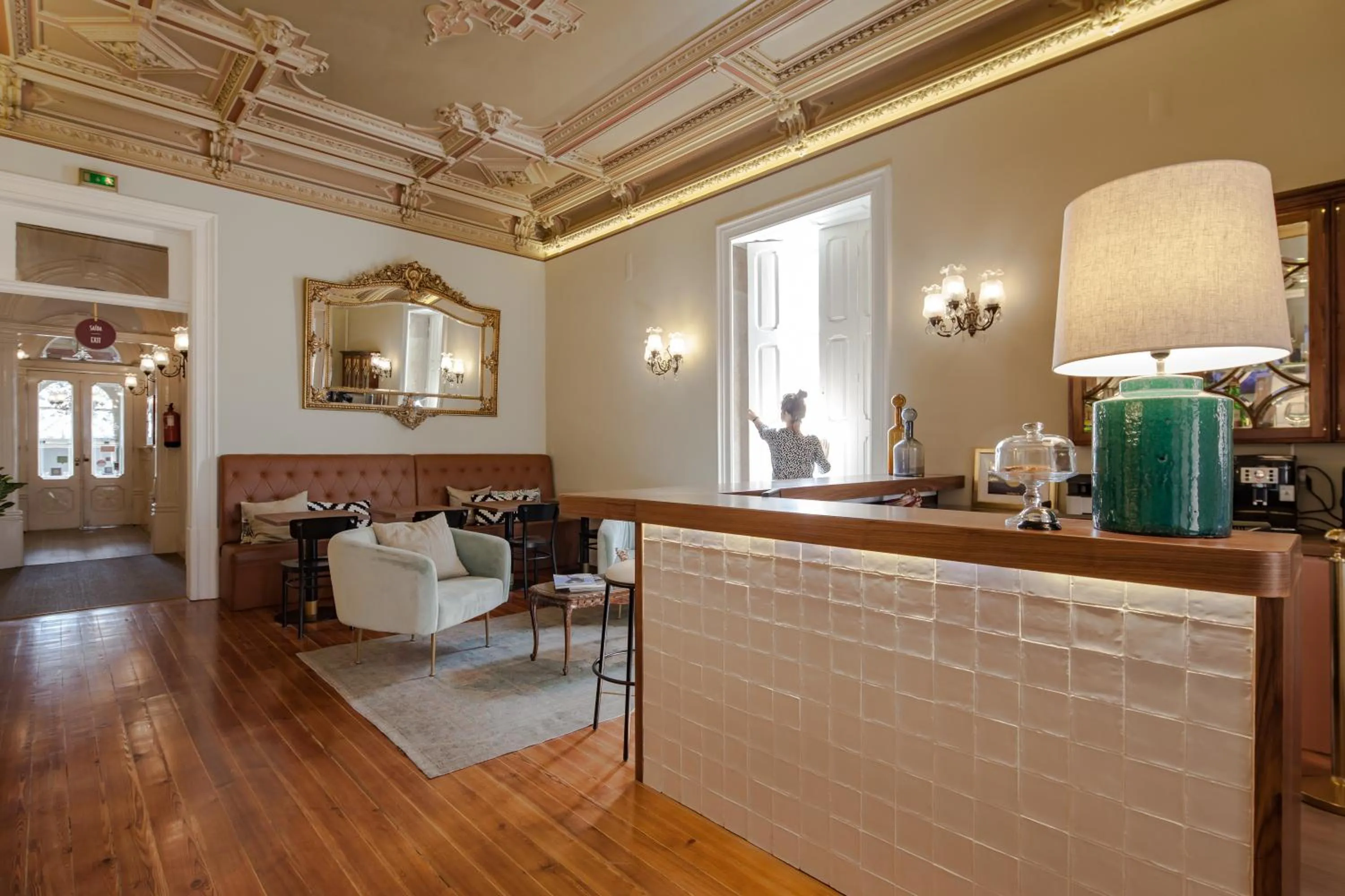 Lobby or reception in The Rex Hotel Porto