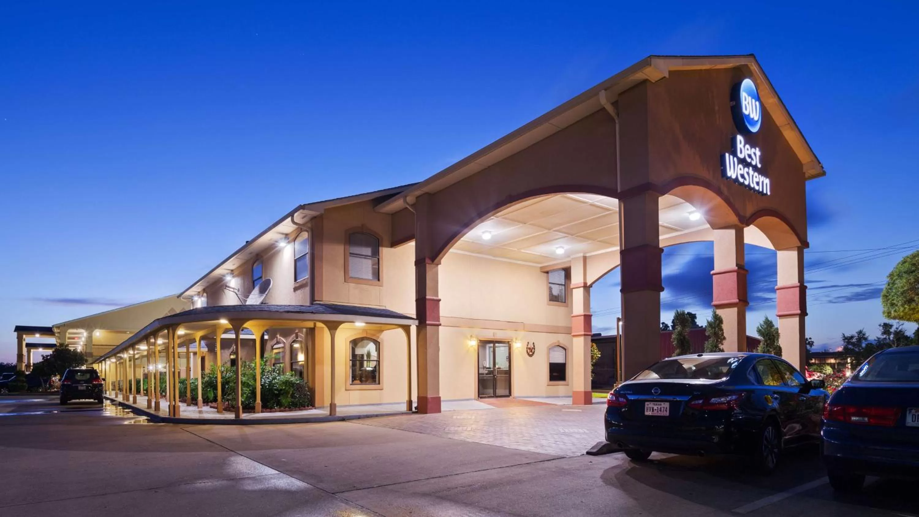 Property building in Best Western Angleton Inn