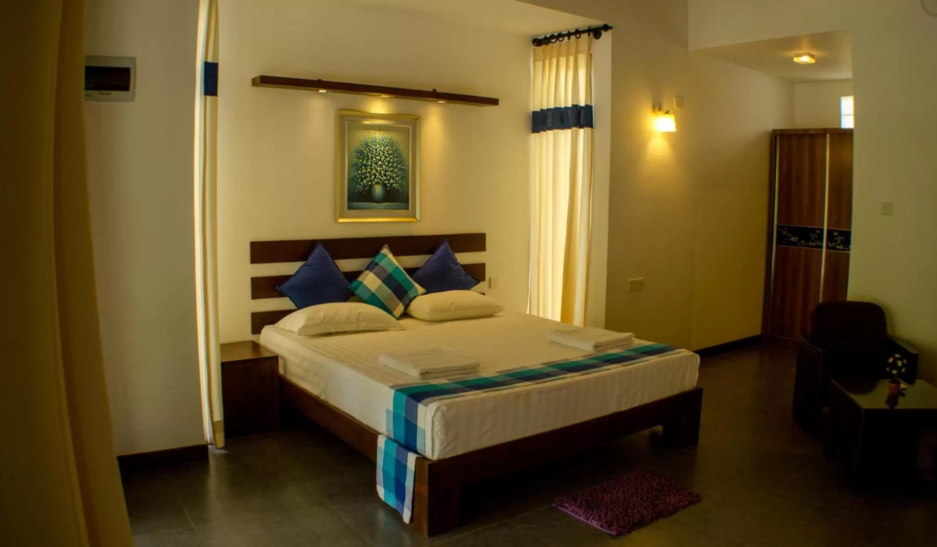 Bed in Hotel Alakamanda