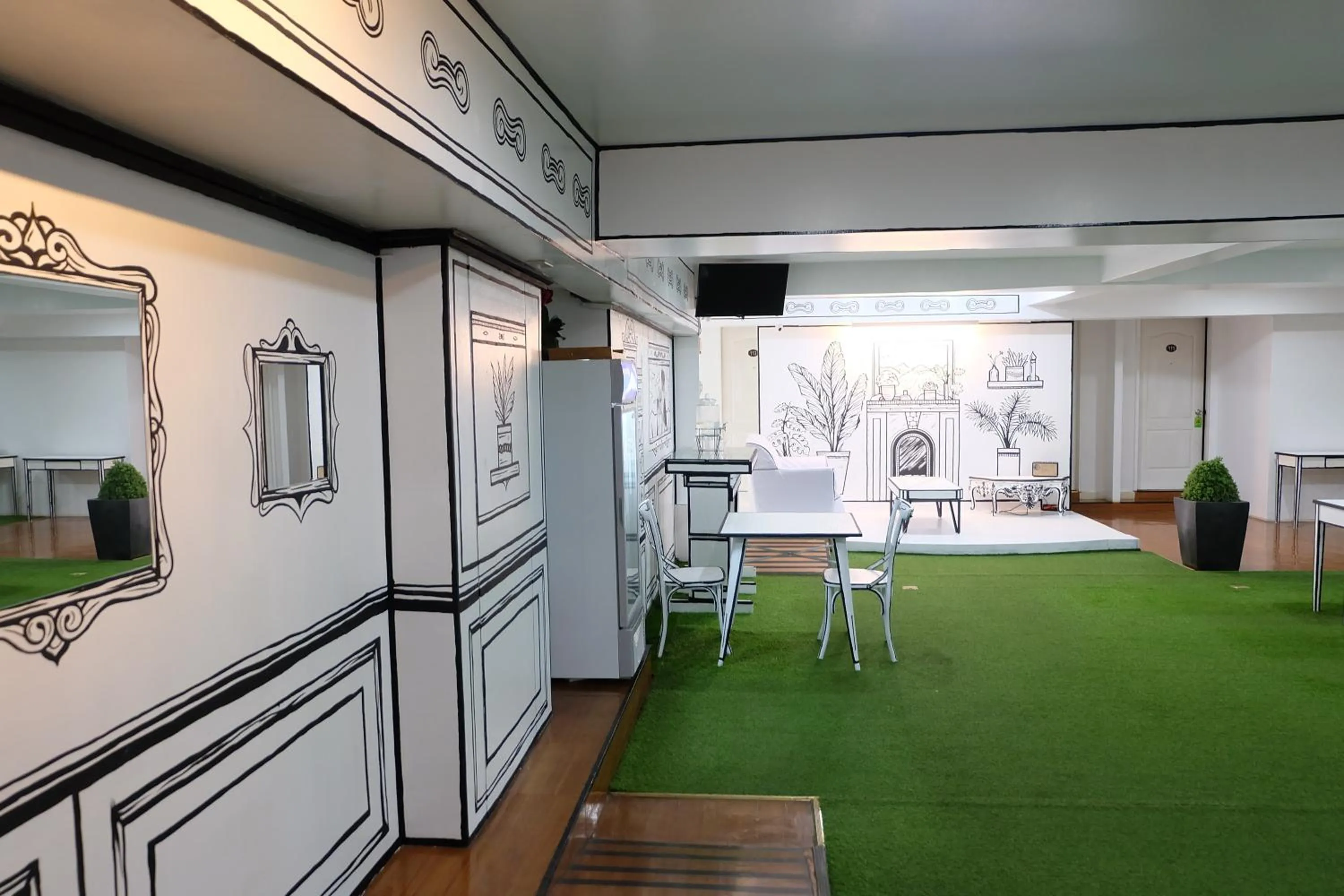 Decorative detail in Spaces Hotel Makati