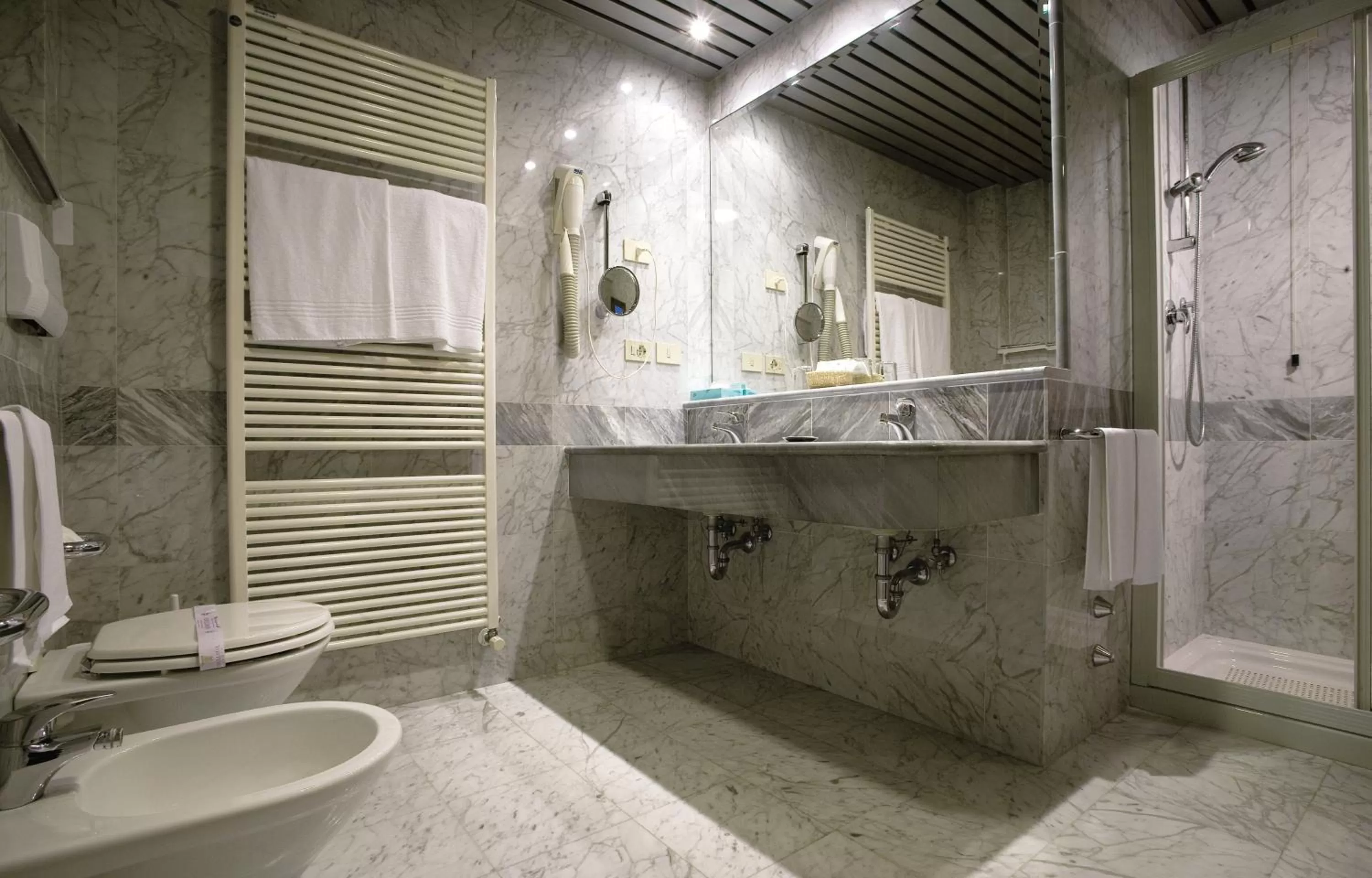 Toilet in Hotel Terme Venezia
