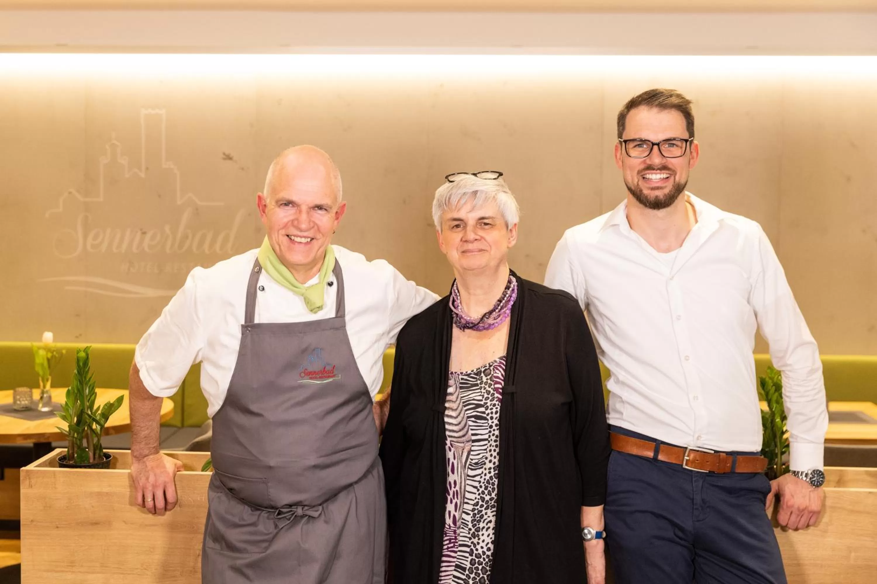 People in Hotel Restaurant Sennerbad