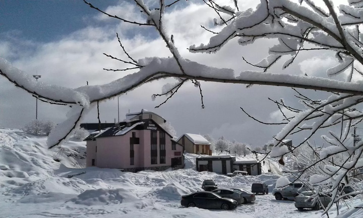 Facade/entrance, Winter in Soncho Gudauri