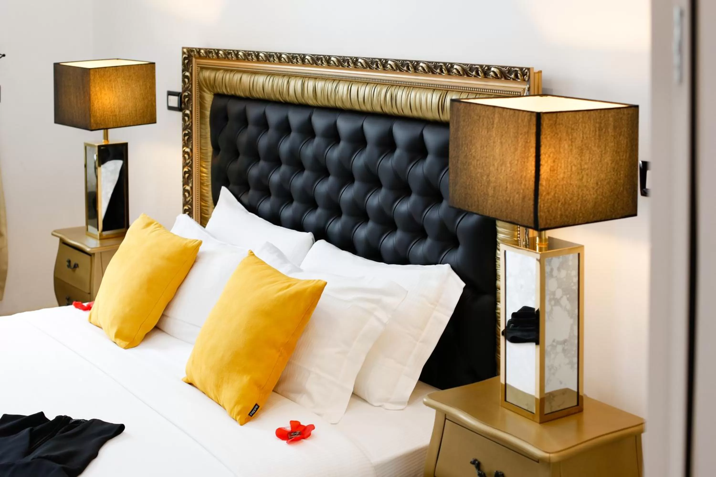 Bed in Escape Luxury Suite - CA Domus Collection